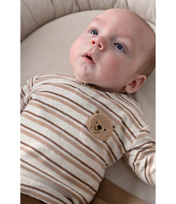 Feetje W26 -Longsleeve rib met streep - Tiny Timber Tales