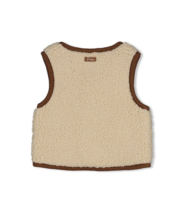 Feetje W26 -Omkeerbaar teddy gilet - Tiny Timber Tales