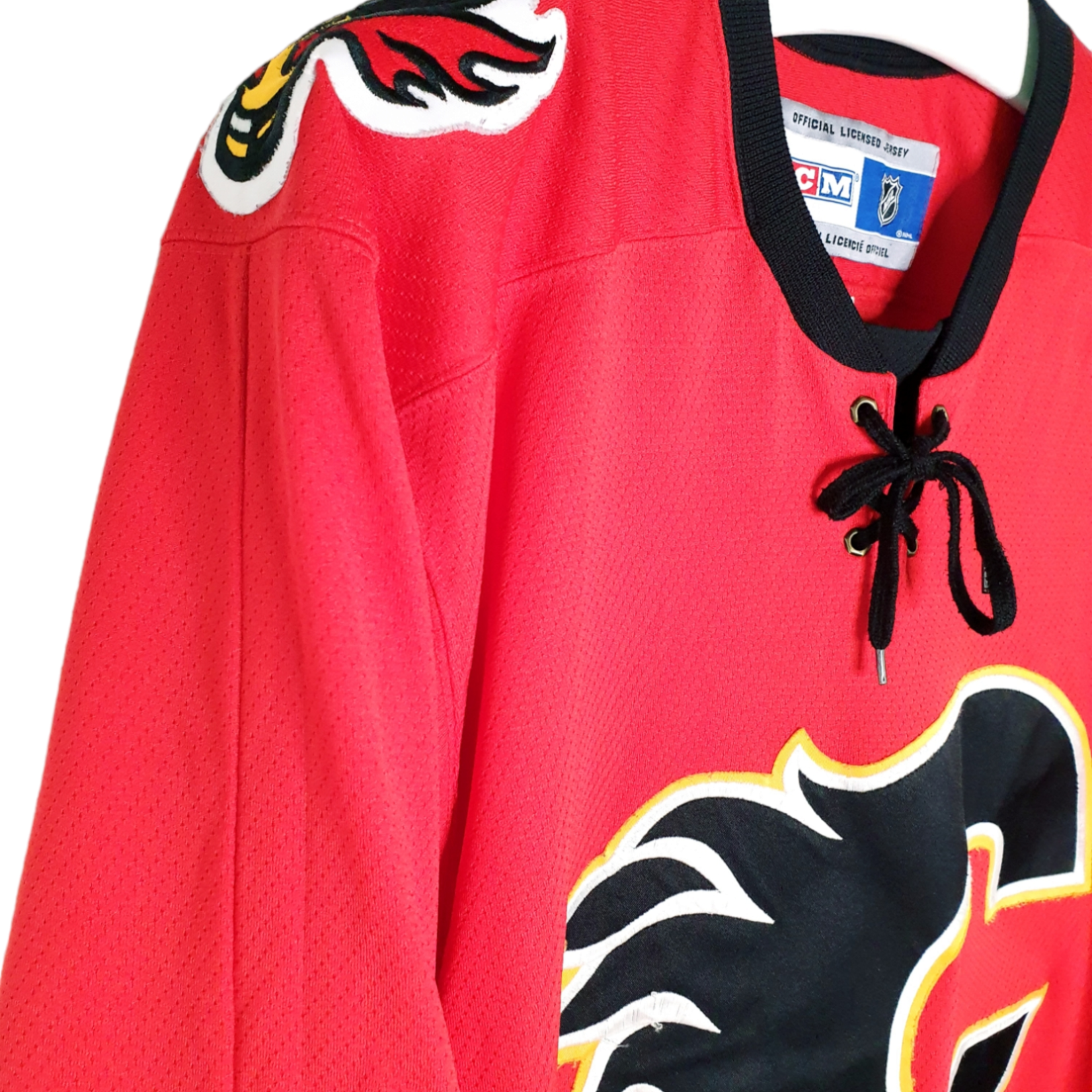 CCM Origineel CCM vintage NHL tenue Calgary Flames 2000/07
