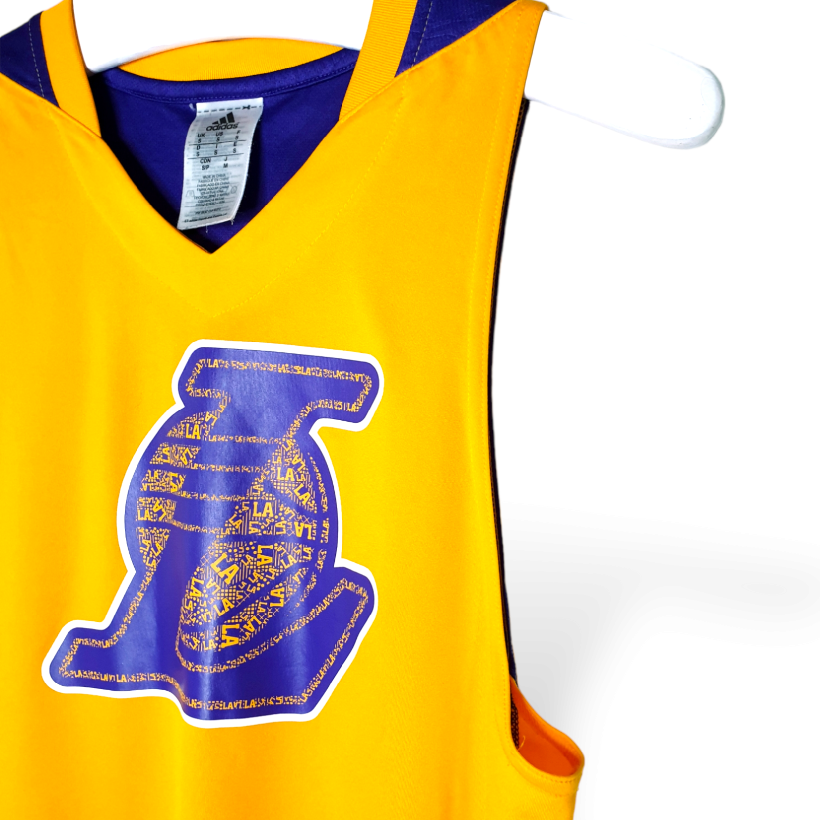 Adidas Origineel Adidas vintage NBA basketbal tenue L.A. Lakers 2013