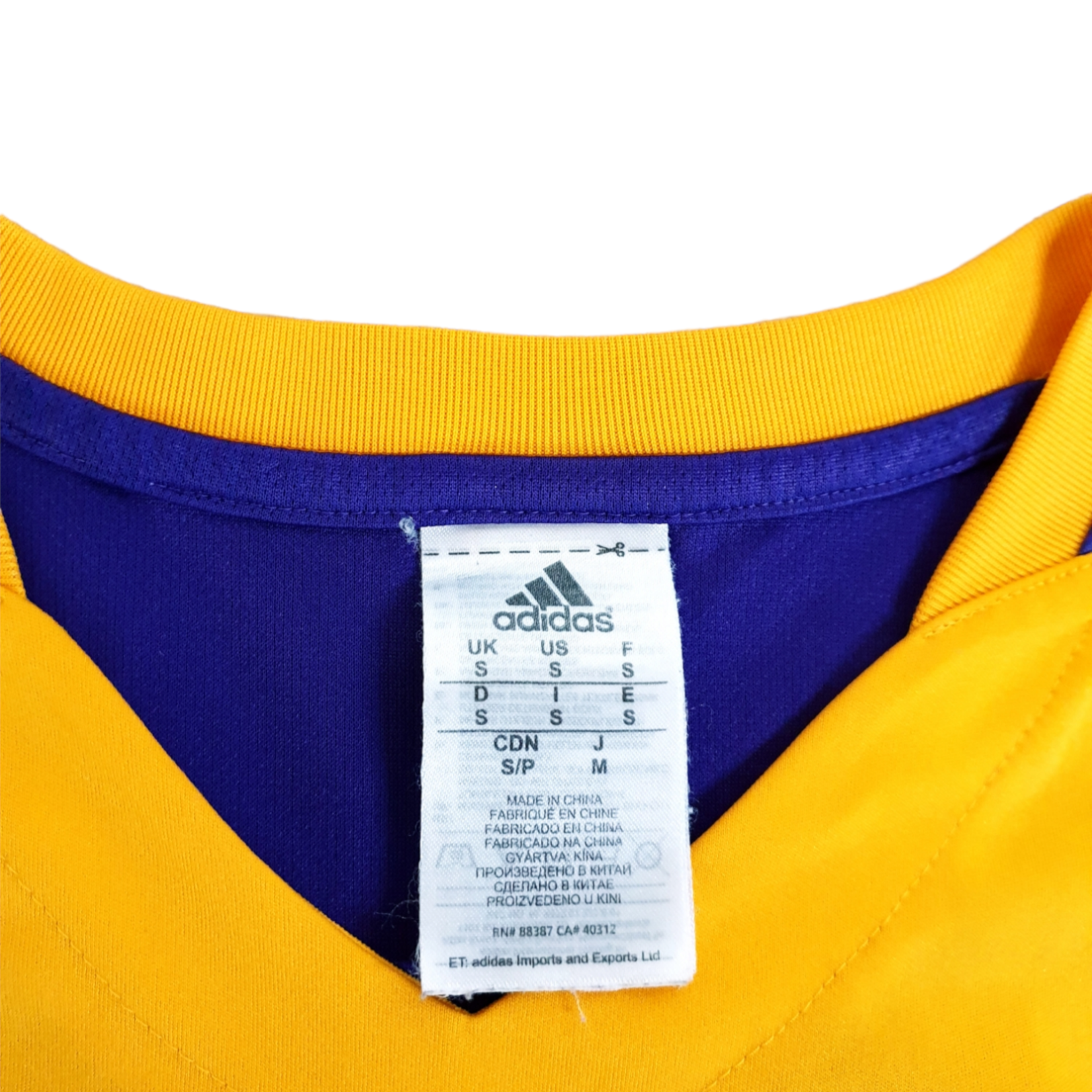 Adidas Origineel Adidas vintage NBA basketbal tenue L.A. Lakers 2013