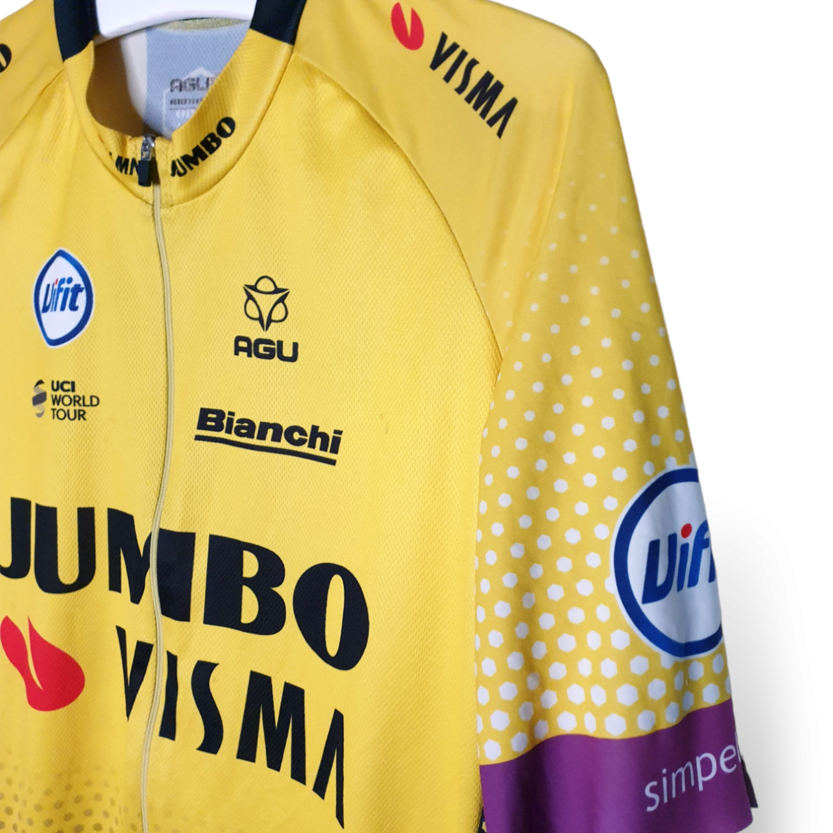 AGU Original AGU Vintage Radtrikot Team Jumbo-Visma 2019