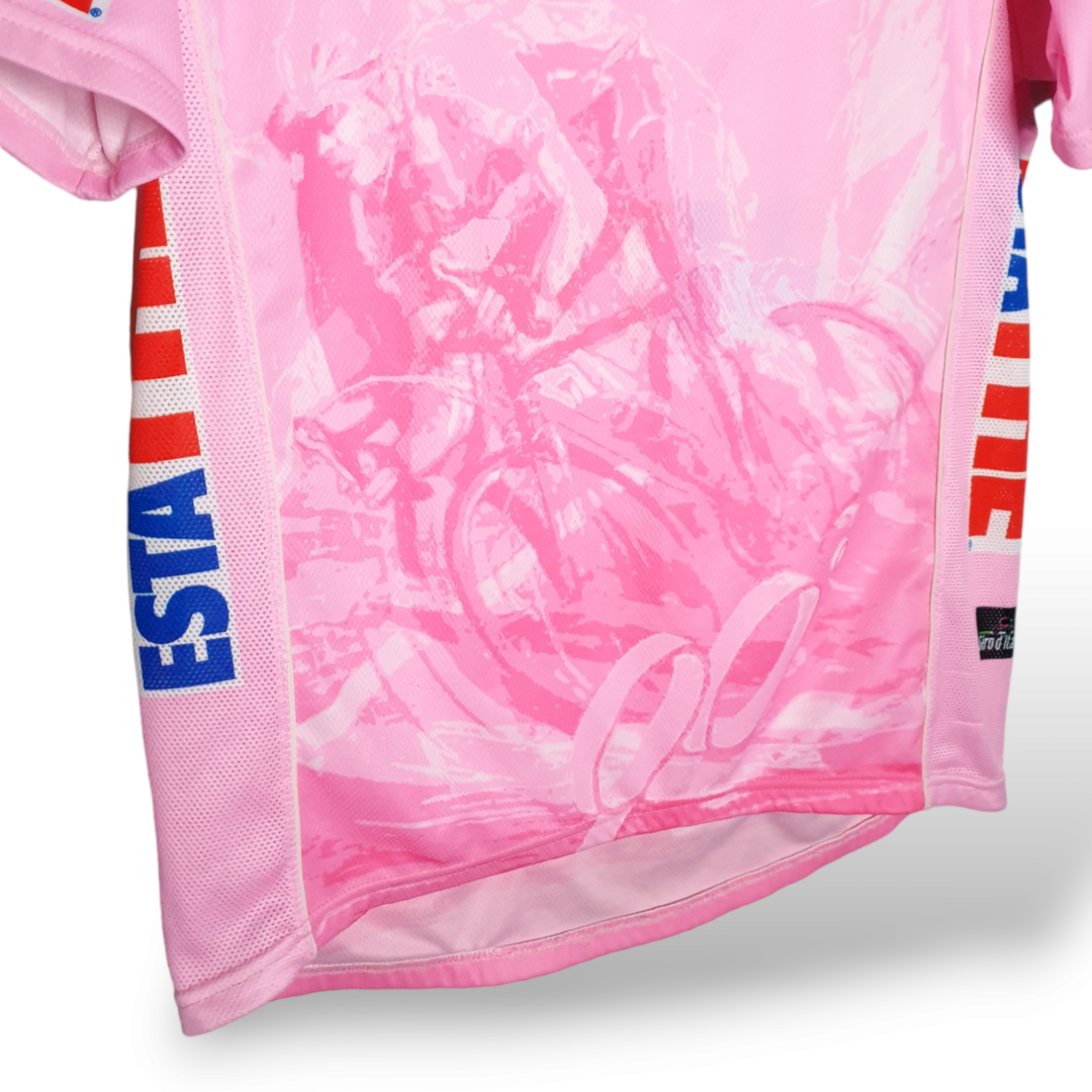 SMS Santini Origineel SMS Santini vintage wielershirt La Gazzetta dello Sport Giro d'Italia