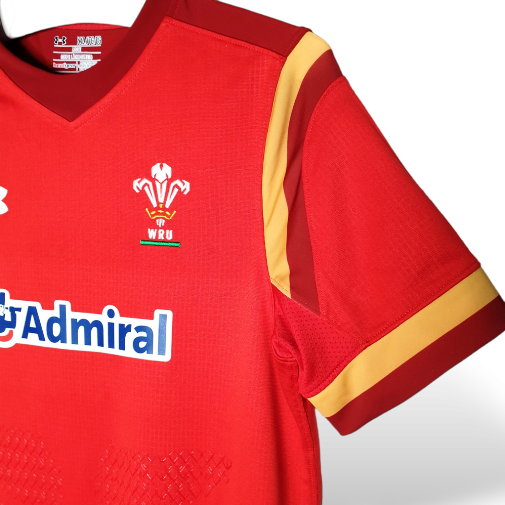 Under Armour Origineel Under Armour rugbyshirt WRU Wales 2015/16