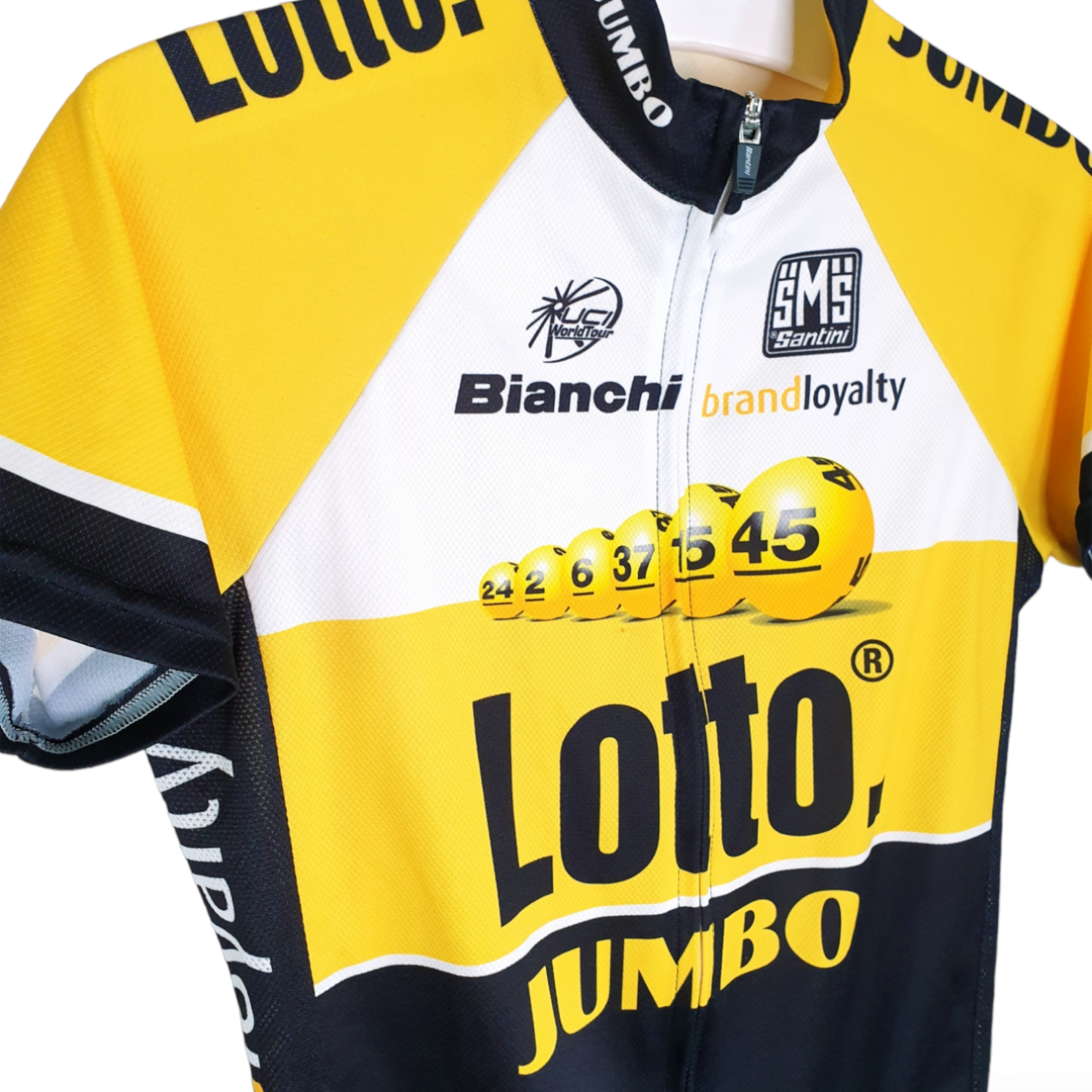 SMS Santini Original Santini SMS Vintage Radtrikot Team LottoNL-Jumbo 2015