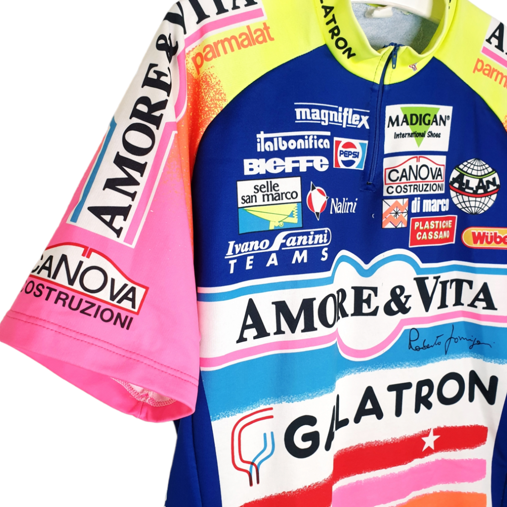 Nalini Original Nalini vintage cycling shirt Amore & Vita - Galatro 1995