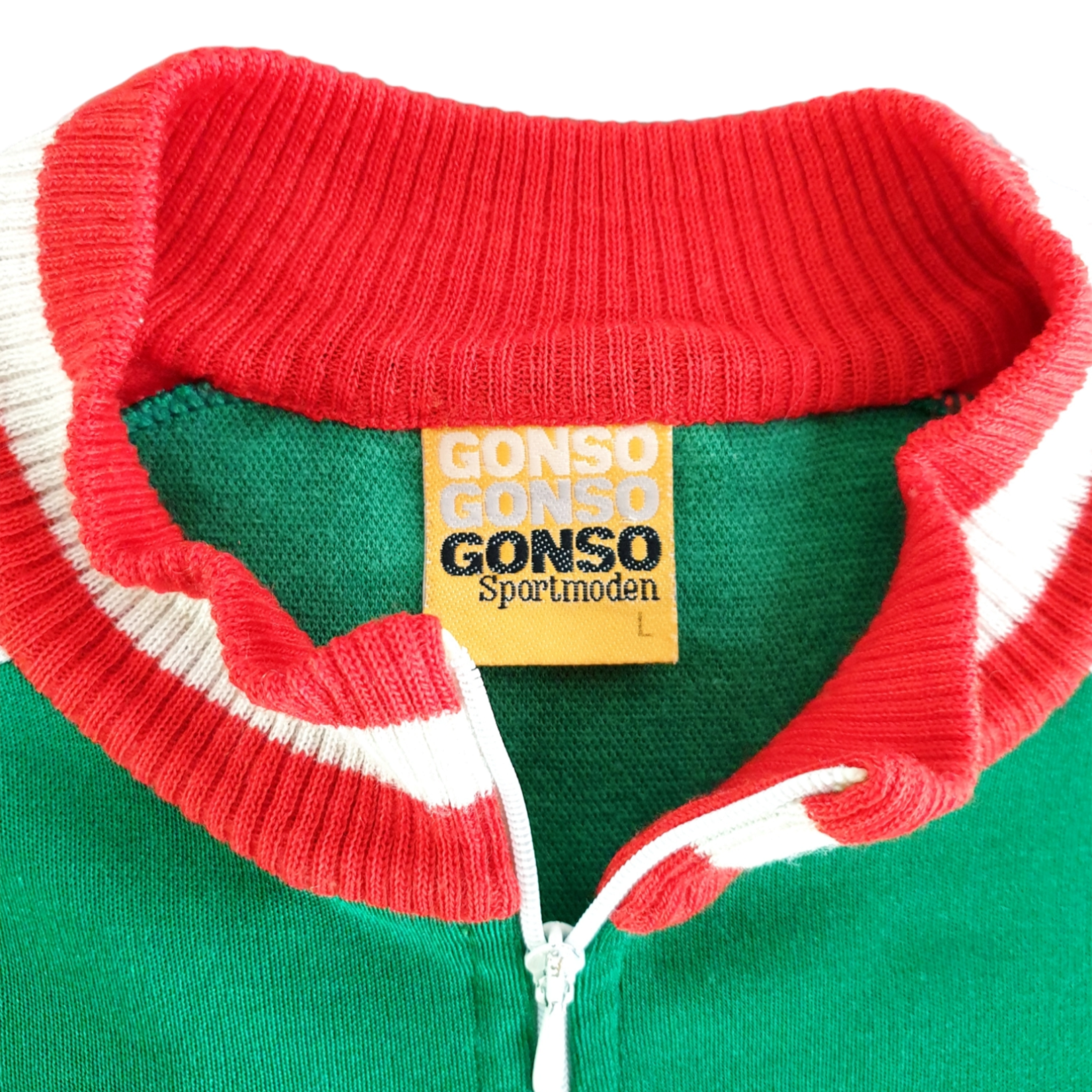 Gonso Original Gonso Vintage cycling shirt 80s green