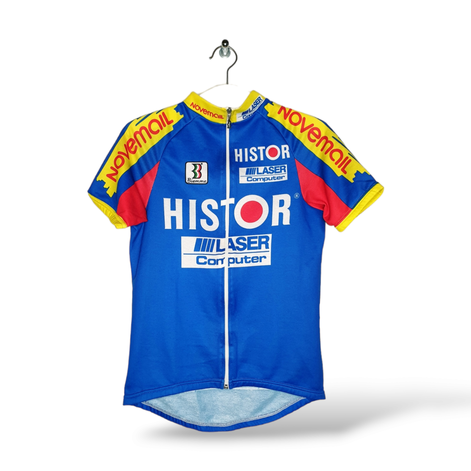 Biemme Sport Original Biemme Sport Vintage Radtrikot Novemail–Histor–Laser Computer 1993