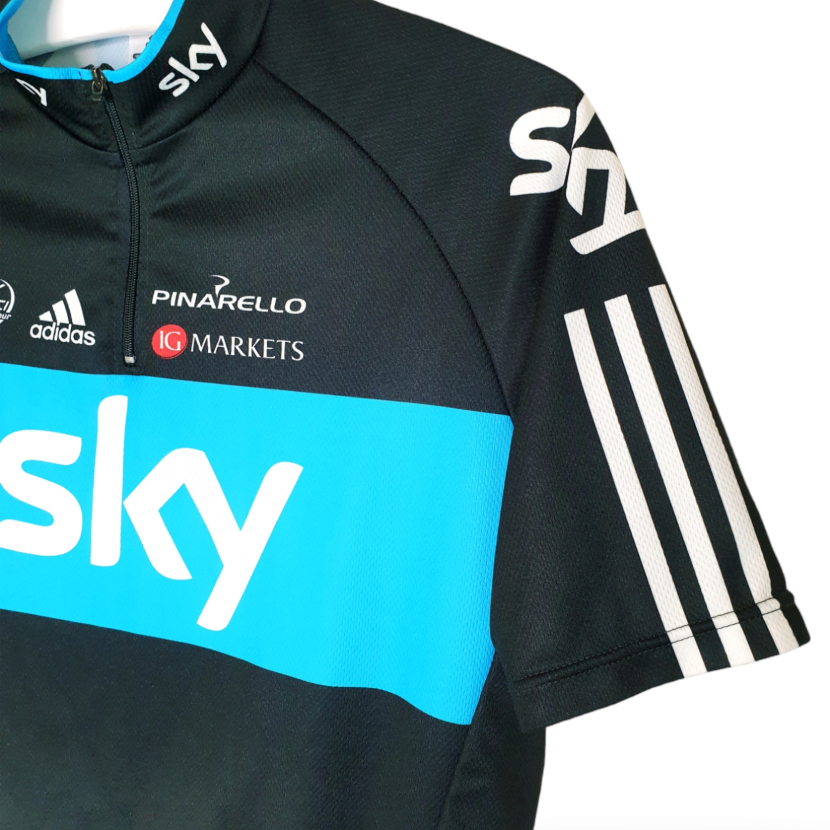 Adidas Original Adidas Vintage Radtrikot Team Sky 2011