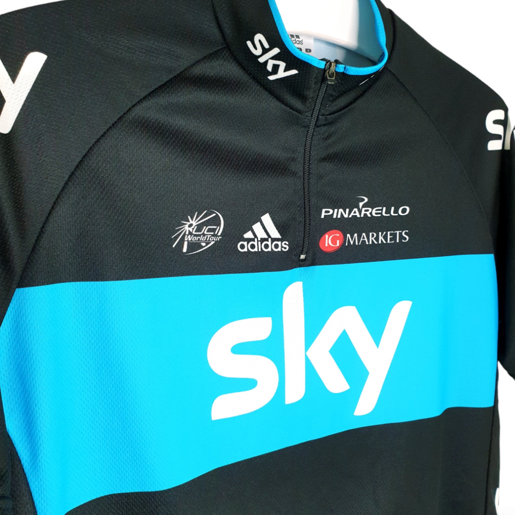 Adidas Original Adidas Vintage Radtrikot Team Sky 2011