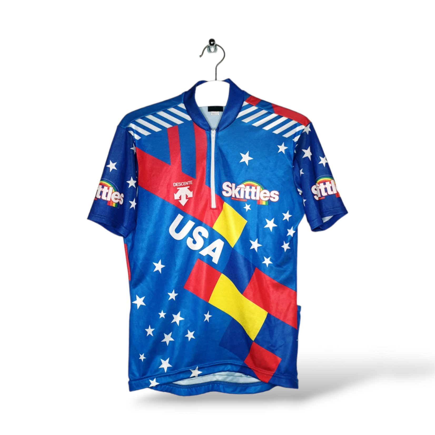 Descente vintage cycling jersey Team USA Skittles 90s - We Love Sports  Shirts