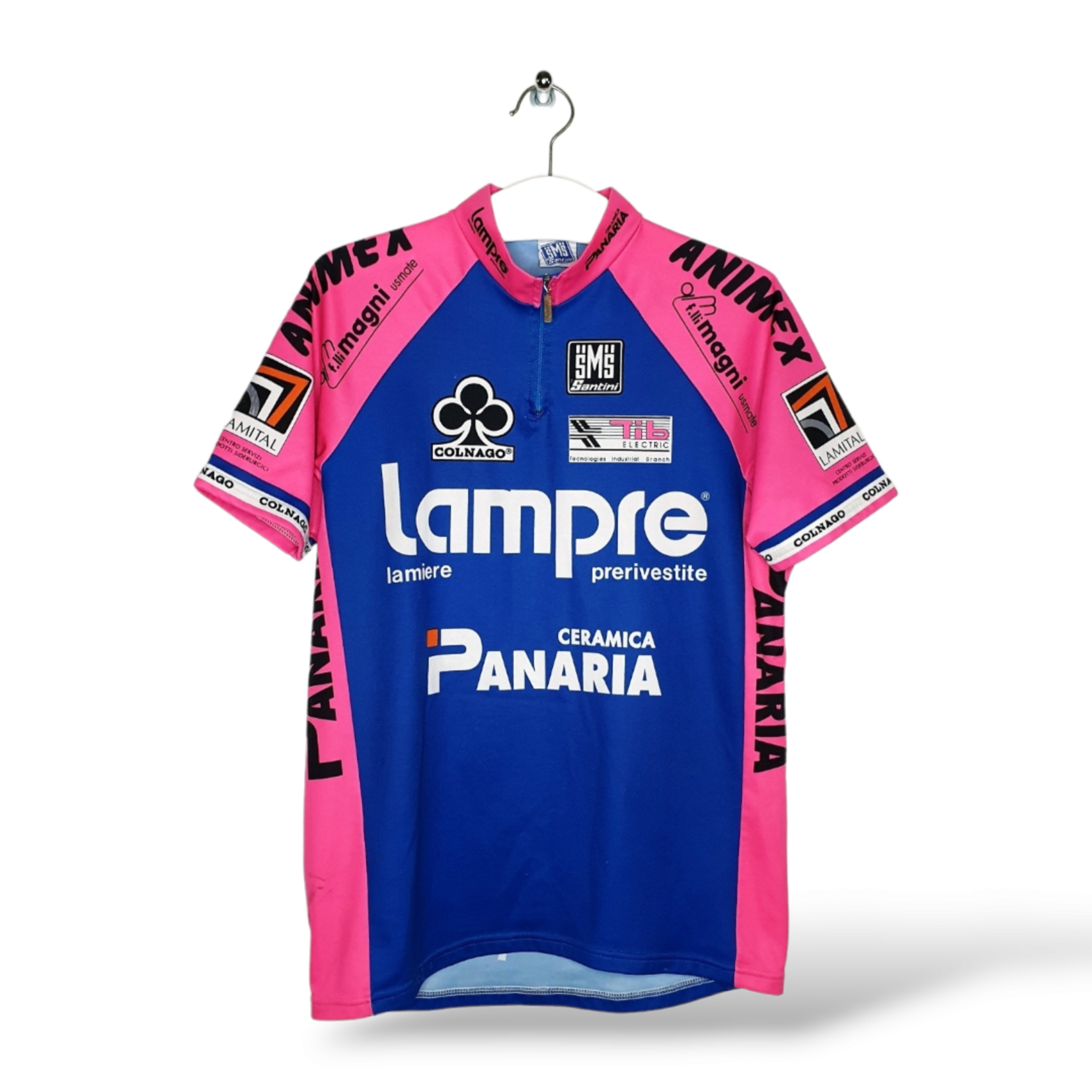 SMS Santini Original SMS Santini Vintage Radtrikot Lampre Panaria 1995