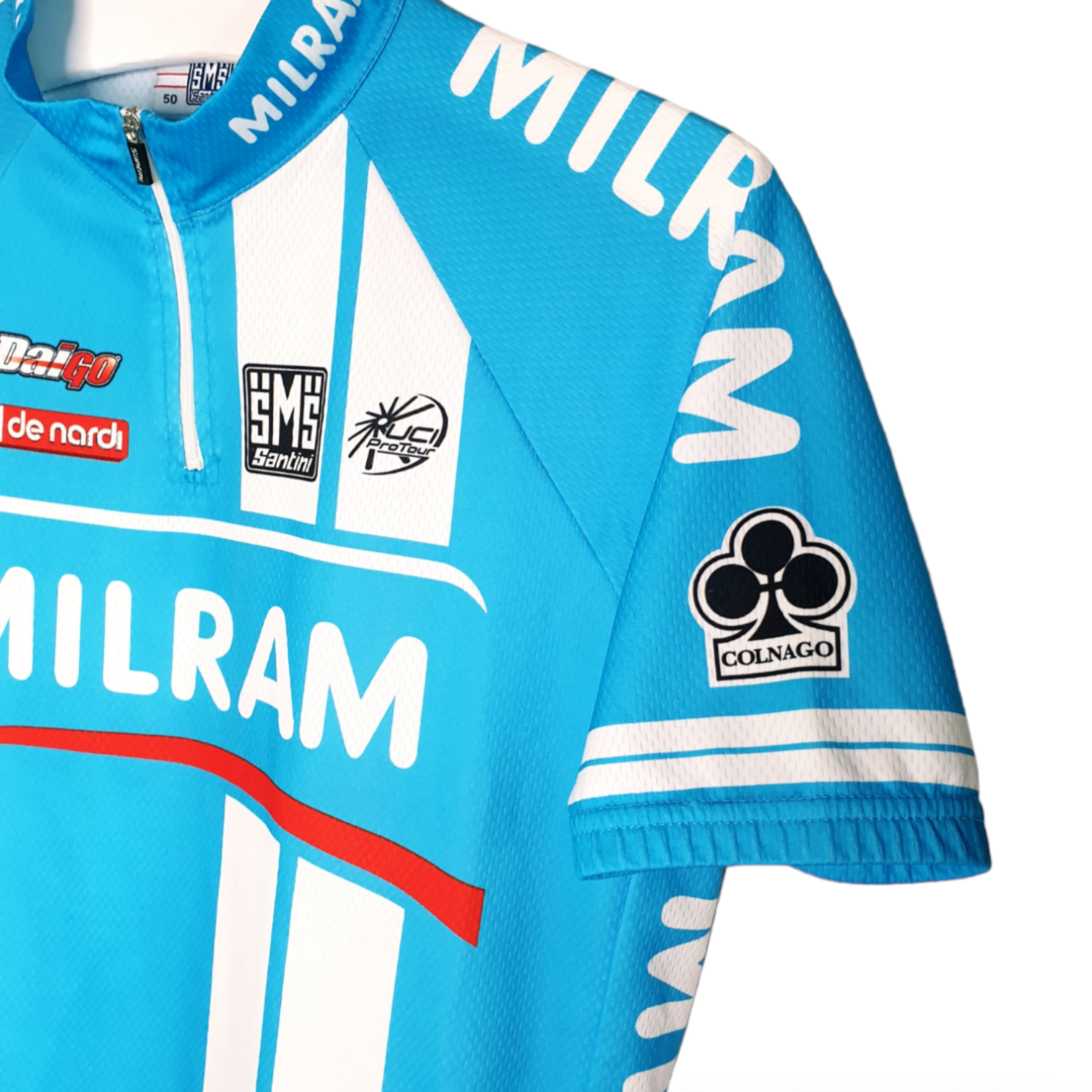 SMS Santini Original SMS Santini vintage cycling shirt Team Milram 2006