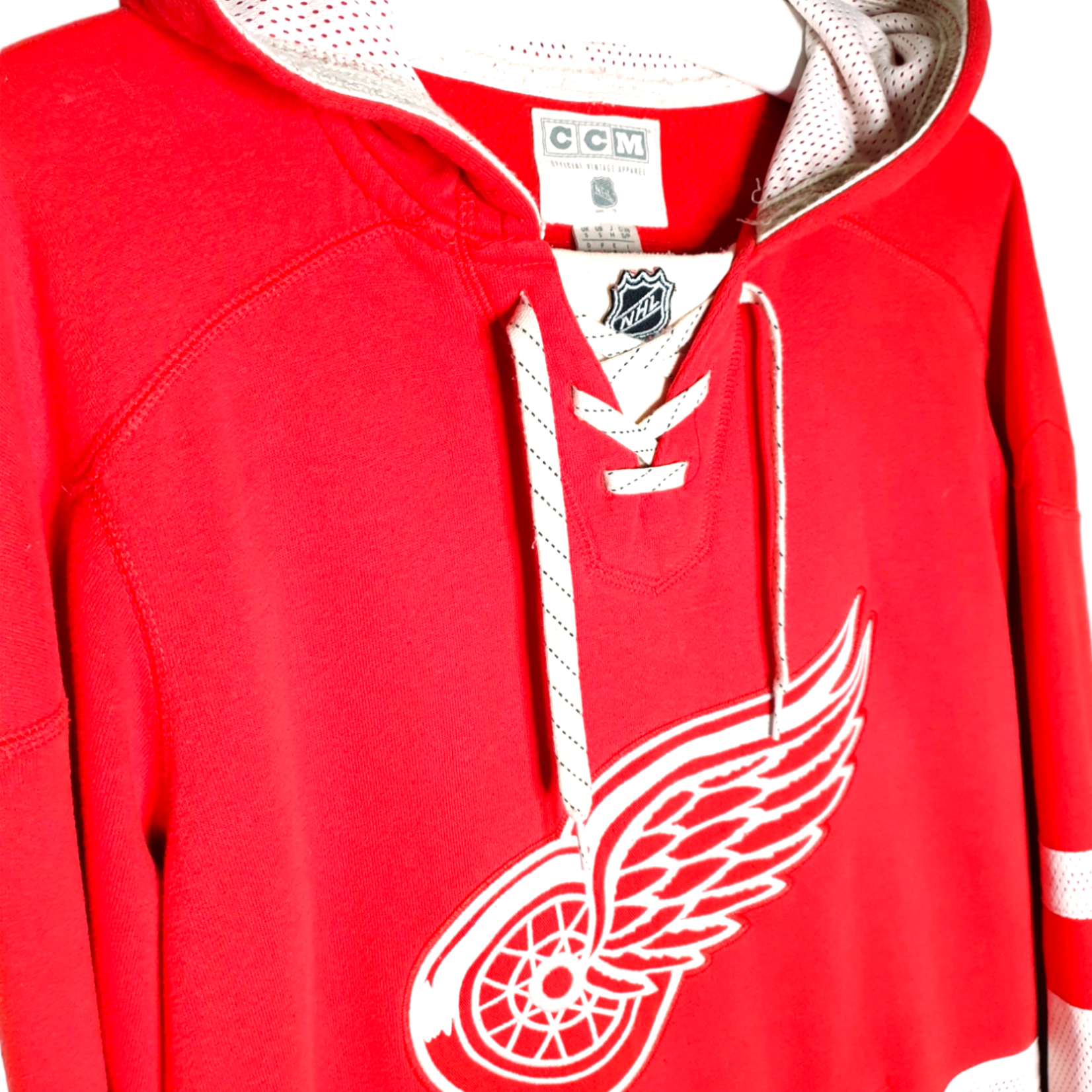 CCM vintage NHL Hoodie Detroit Red Wings Hoodie - We Love Sports Shirts