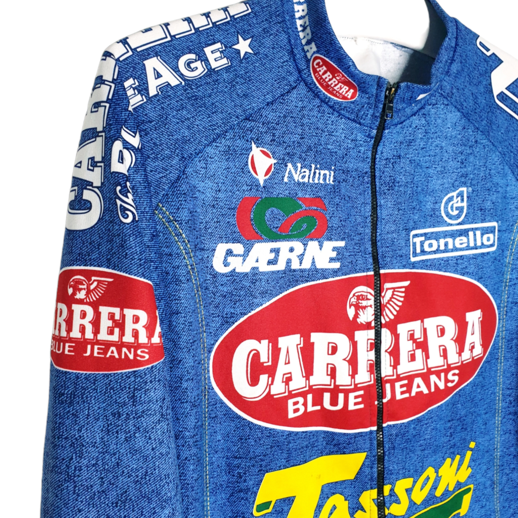 Nalini Origineel Nalini vintage wielerjacket Carrera Jeans - Tassoni 1994