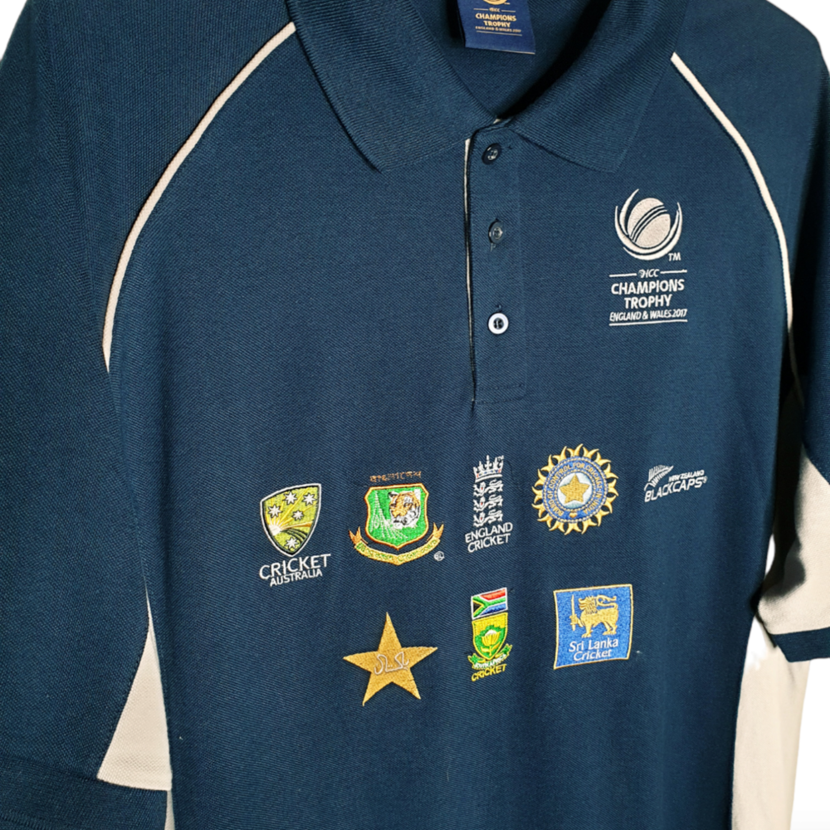 Fanwear Original vintage cricket polo ICC Champions Trophy 2017