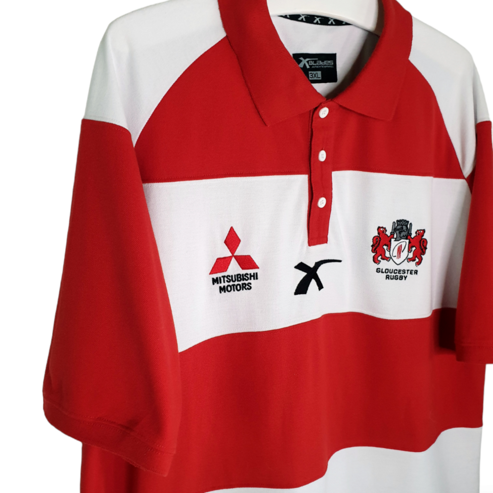Xblades Original Xblades vintage rugby polo Gloucester rugby