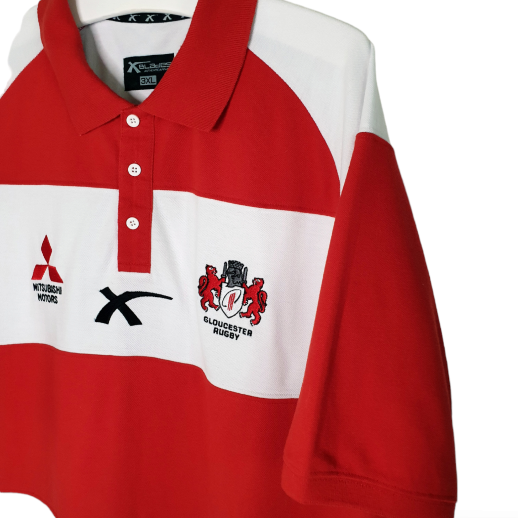 Xblades Original Xblades vintage rugby polo Gloucester rugby