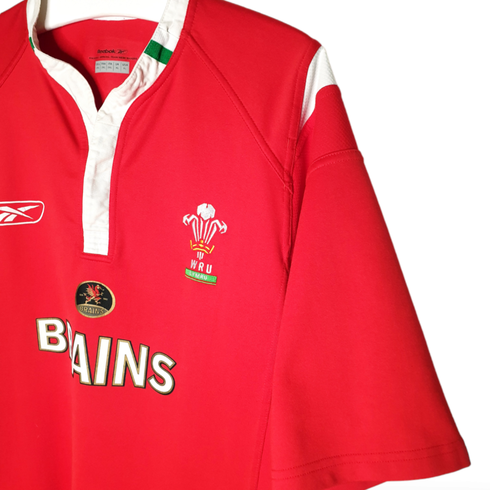Reebok Origineel Reebok vintage rugby shirt Wales 2005