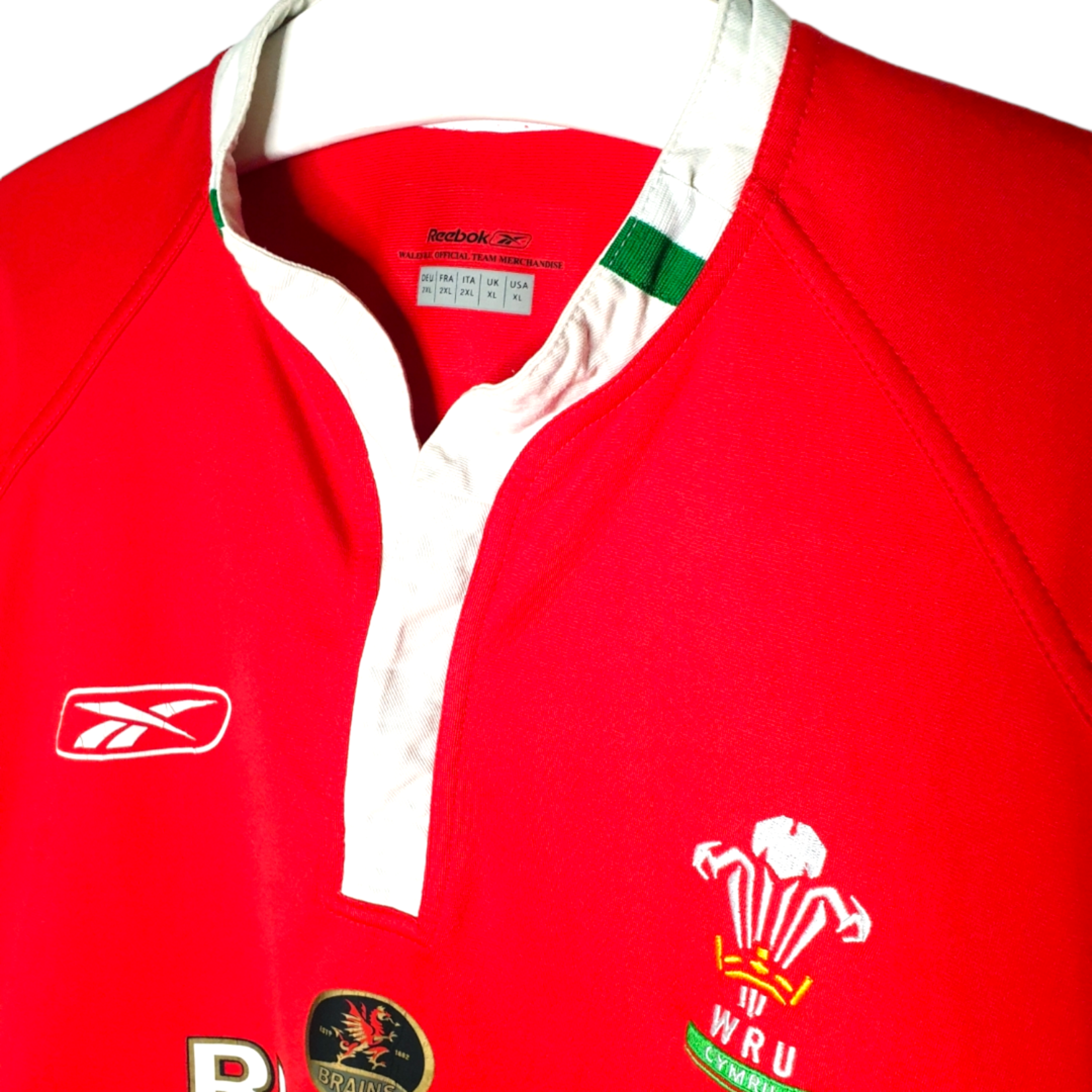 Reebok Origineel Reebok vintage rugby shirt Wales 2005