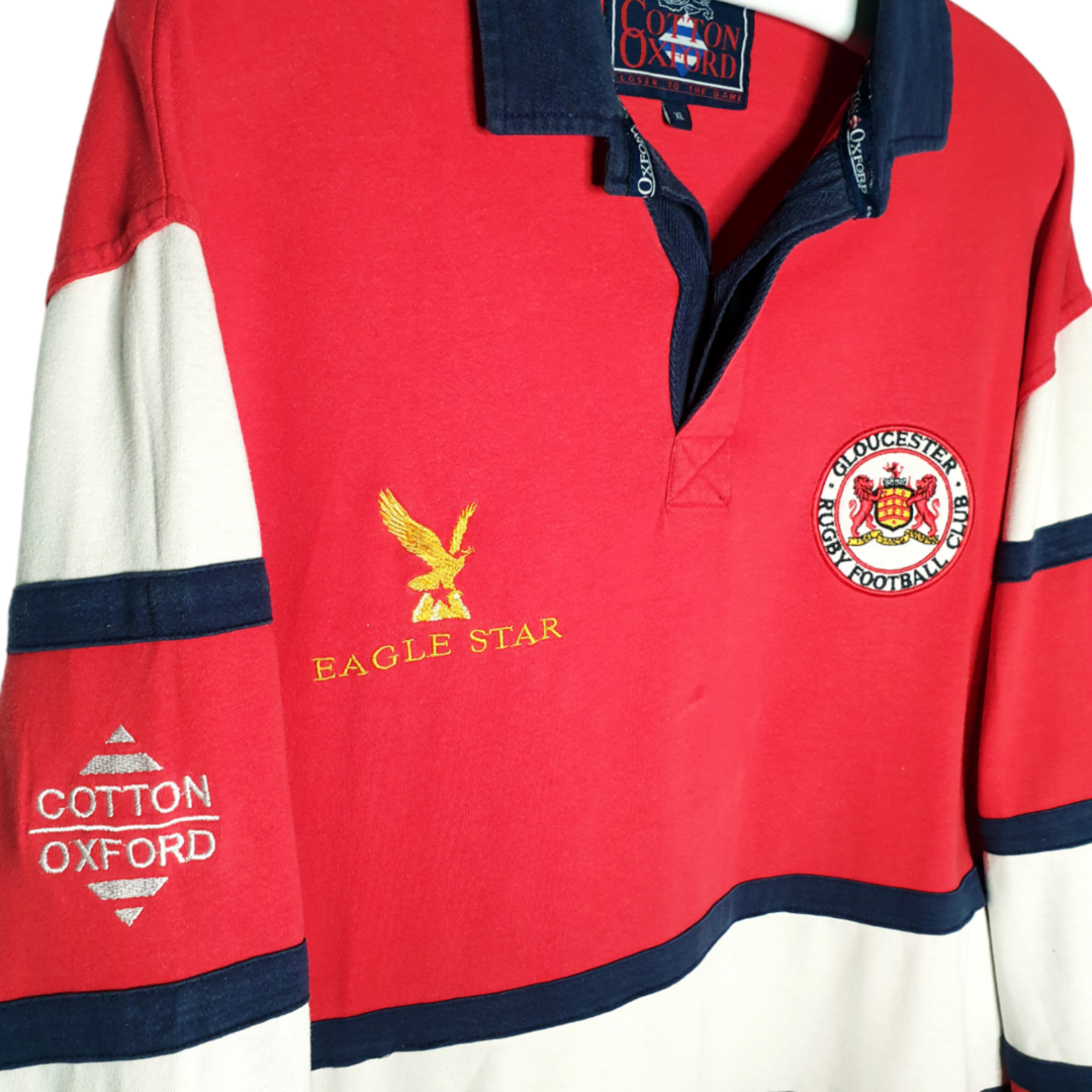 Cotton Oxford Origineel Cotton Oxford vintage rugby shirt Gloucester Rugby 1995/96