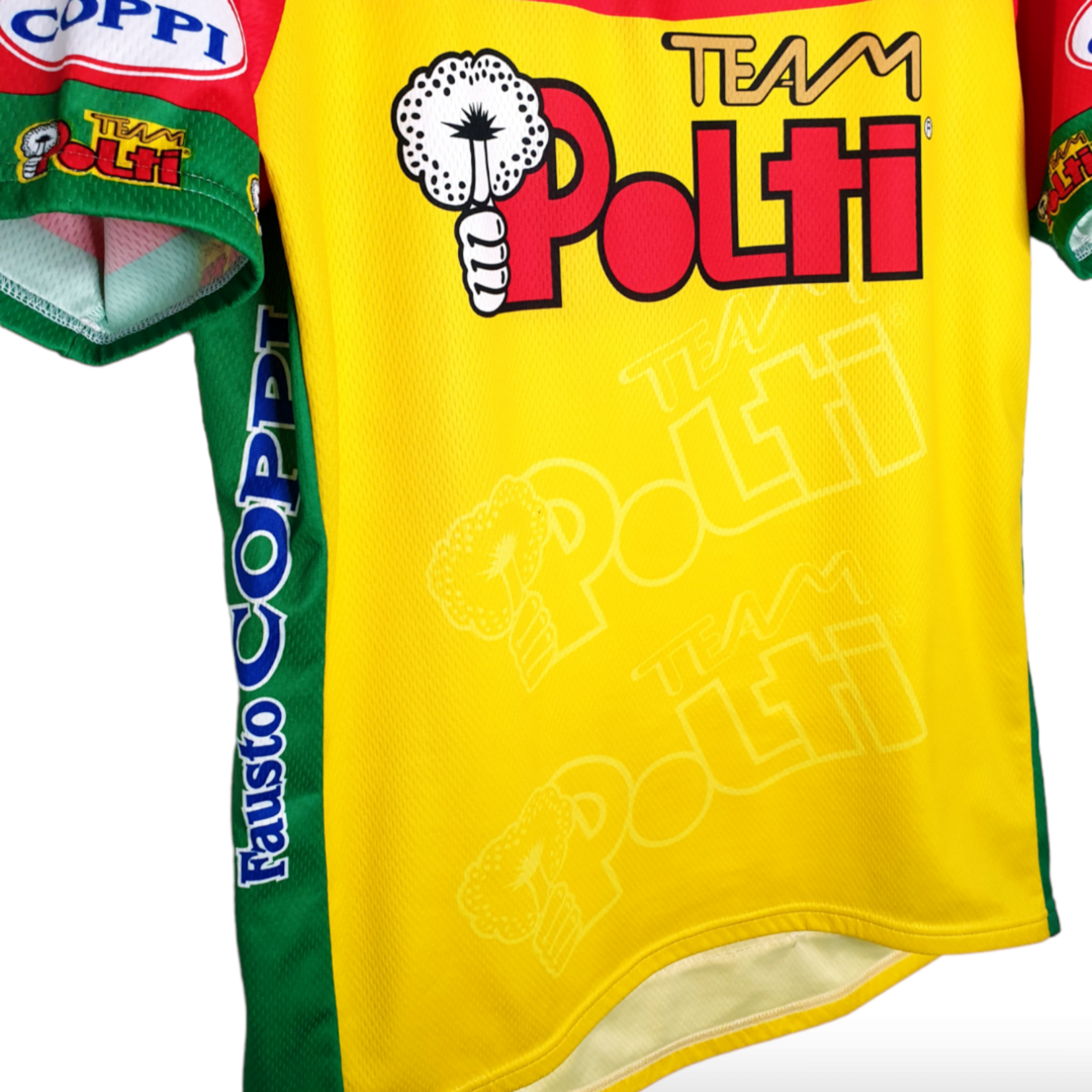 SMS Santini Origineel SMS Santini vintage wielershirt Team Polti 1998