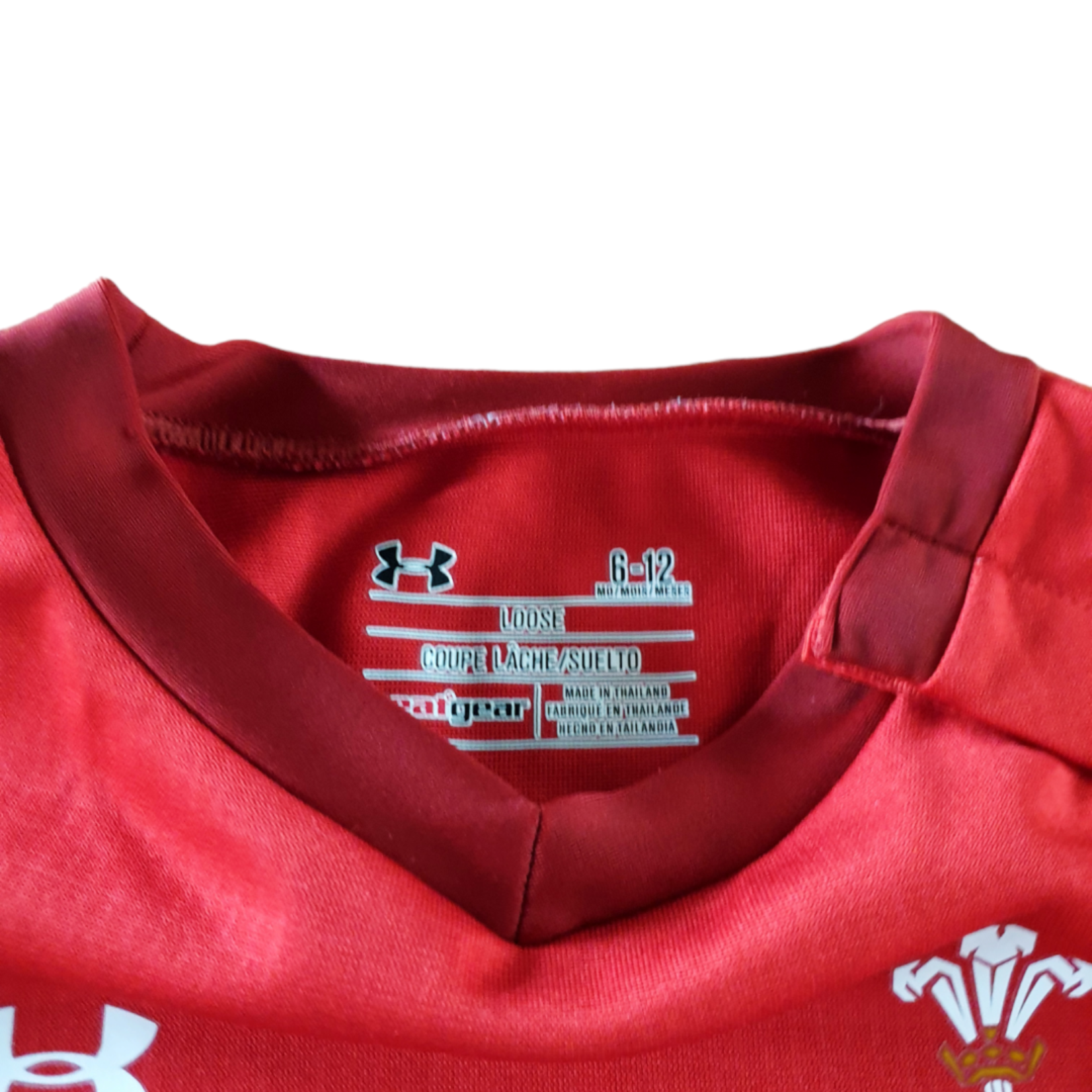 Under Armour Origineel Under Armour rugbyshirt WRU Wales 2015/16