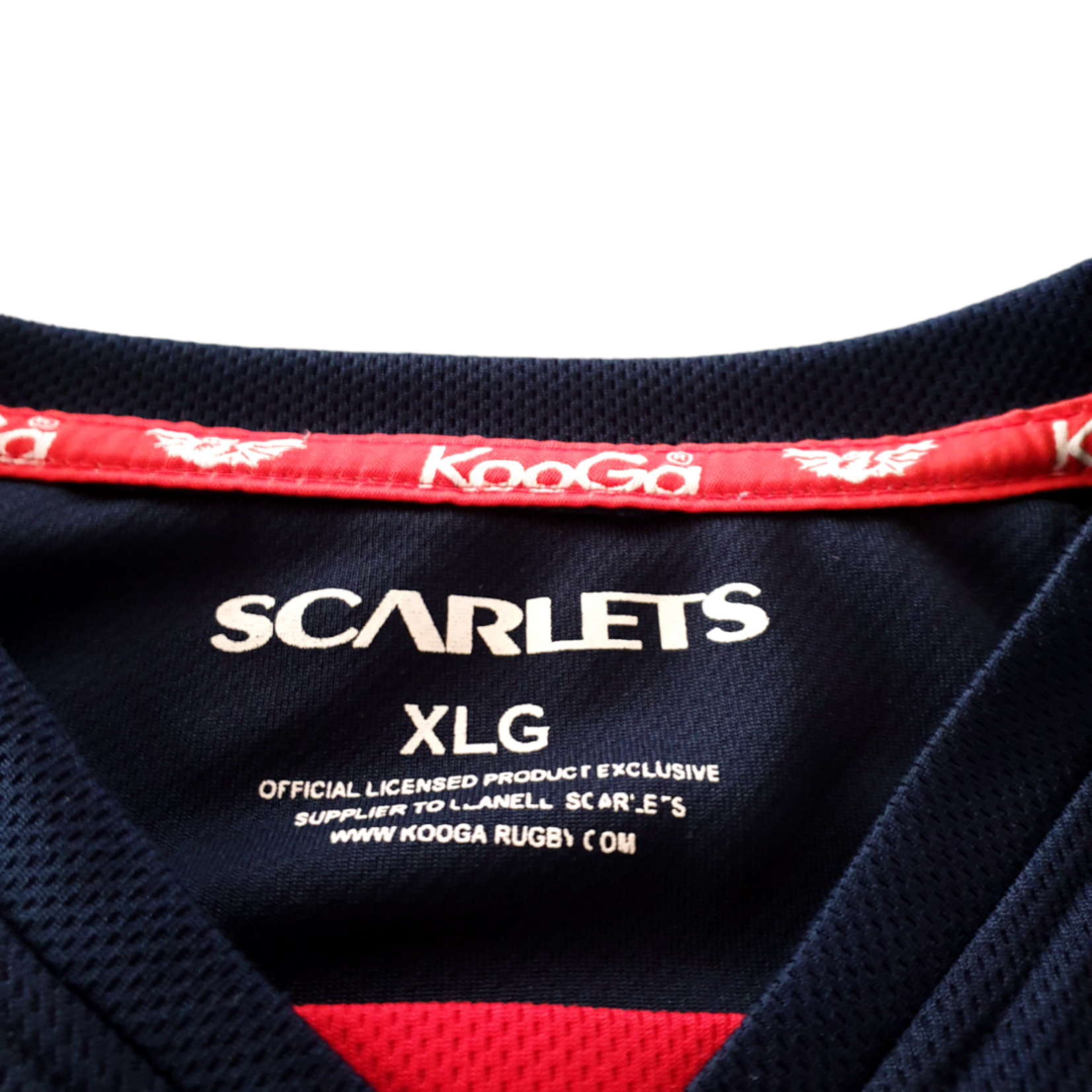 Kooga Original Kooga Vintage Rugby-Shirt Scarlets 2008/09