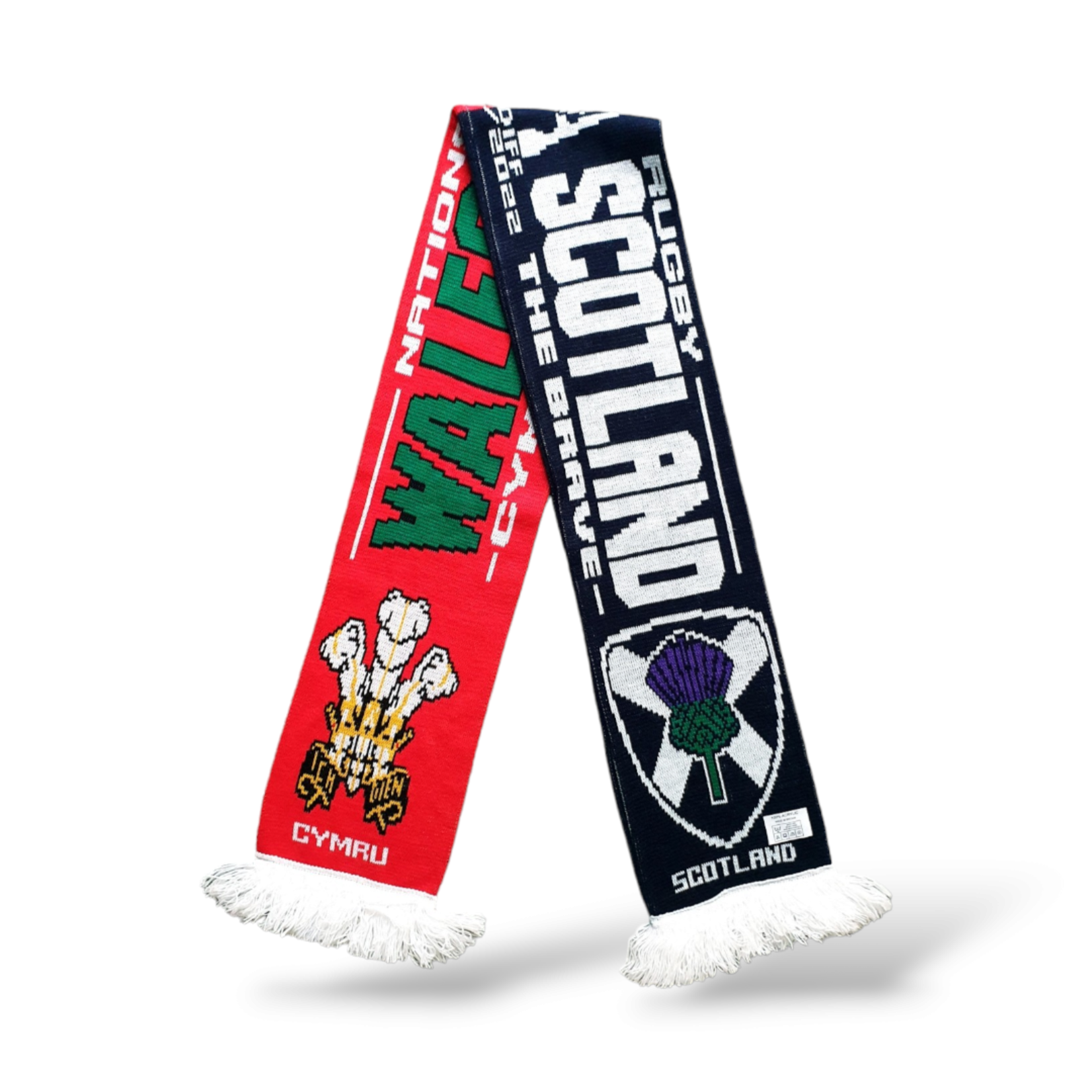 Scarf Original Rugby-Fan-Schal Wales-Schottland