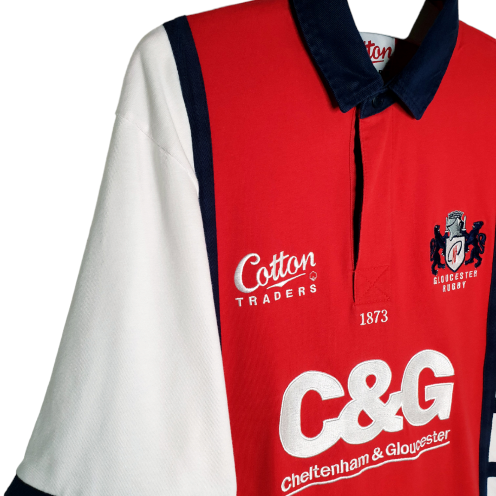 Cotton Traders Original Cotton Trader Vintage Rugby-Shirt Gloucester Rugby 2005/07