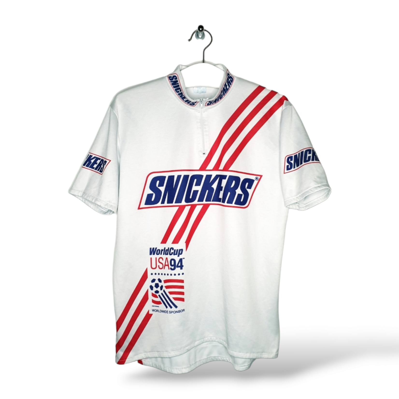 Fanwear Origineel Snickers World Cup 1994 vintage wielershirt
