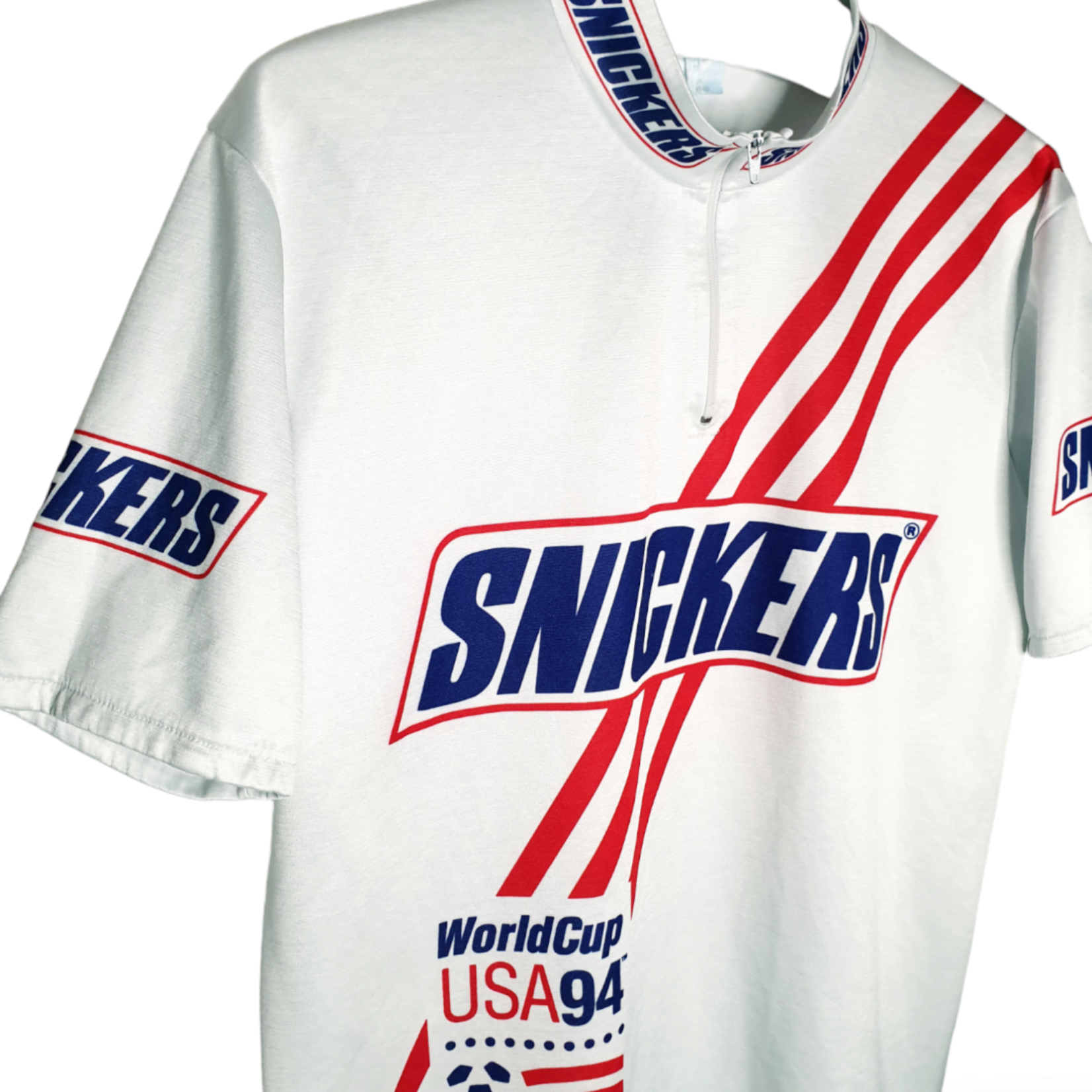 Fanwear Origineel Snickers World Cup 1994 vintage wielershirt