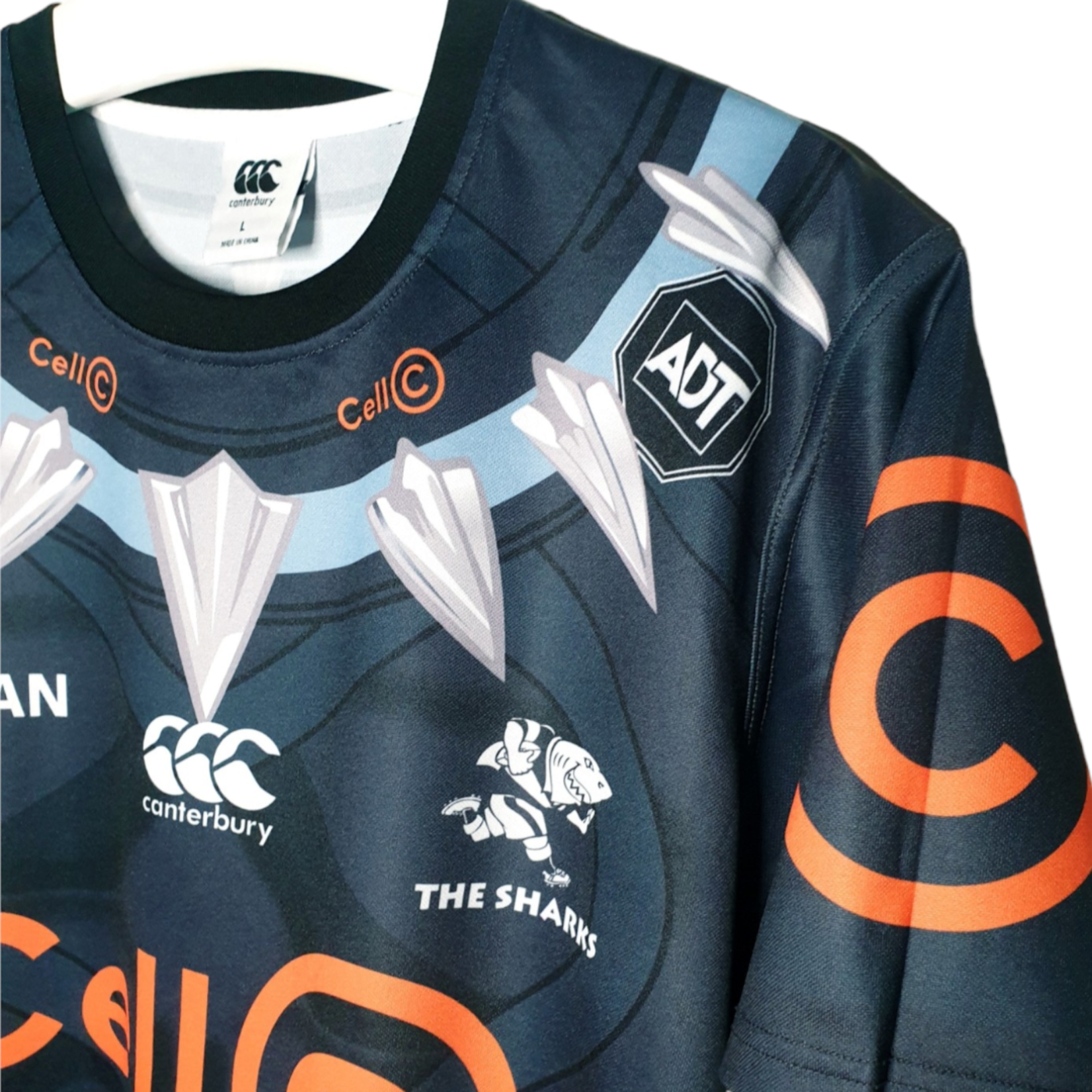 Canterbury Origineel Canterbury vintage rugby shirt Sharks 2019 (Black Panther Edition)