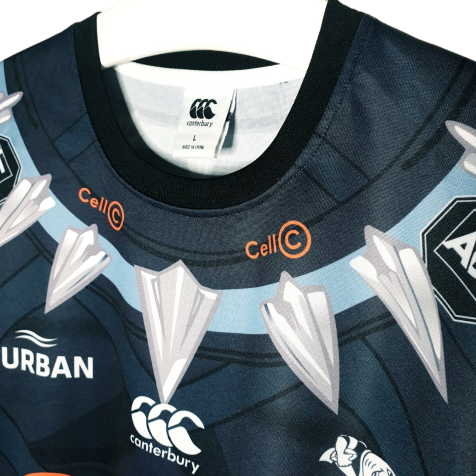 Canterbury Origineel Canterbury vintage rugby shirt Sharks 2019 (Black Panther Edition)