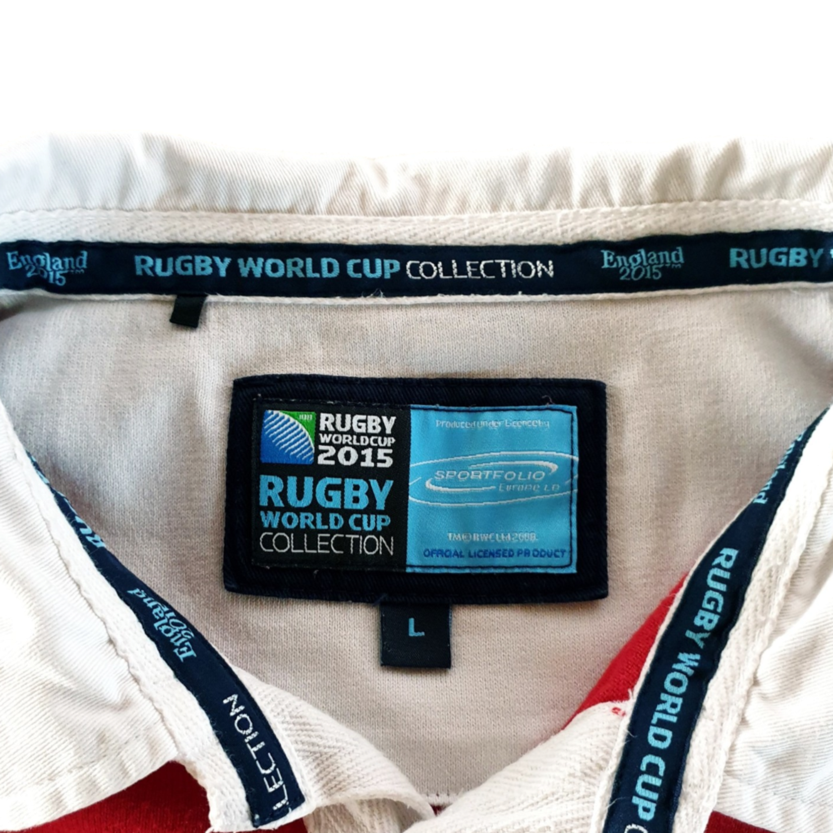 Rugby World Cup Origineel Rugby World Cup 2015 vintage rugby polo Georgië 2015