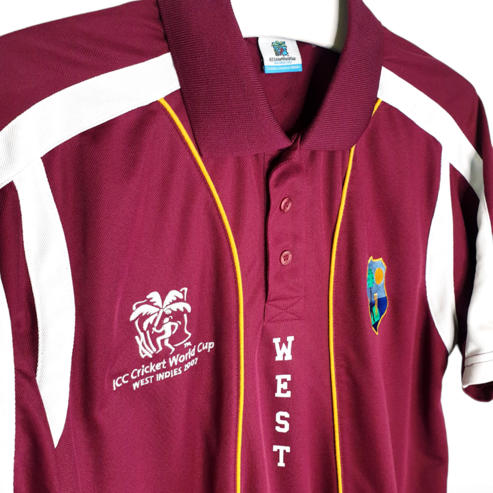 ICC Origineel ICC vintage cricket shirt West Indies 2007