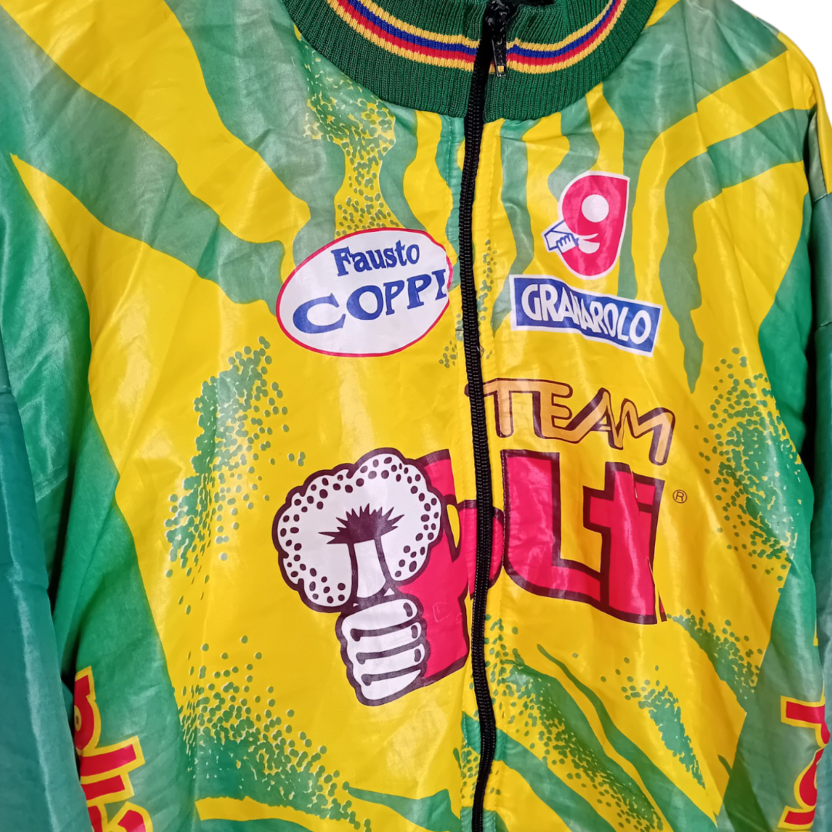 SMS Santini Origineel SMS Santini vintage wielerjacketTeam Polti-Granarolo-Santini 1995