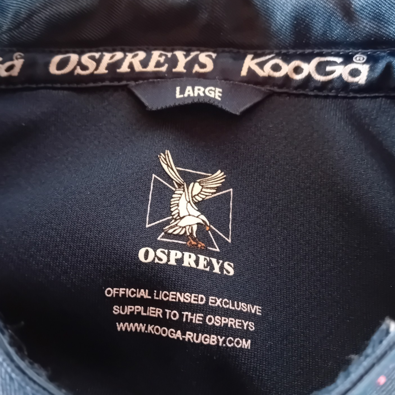 Kooga Origineel Kooga vintage rugby polo Ospreys