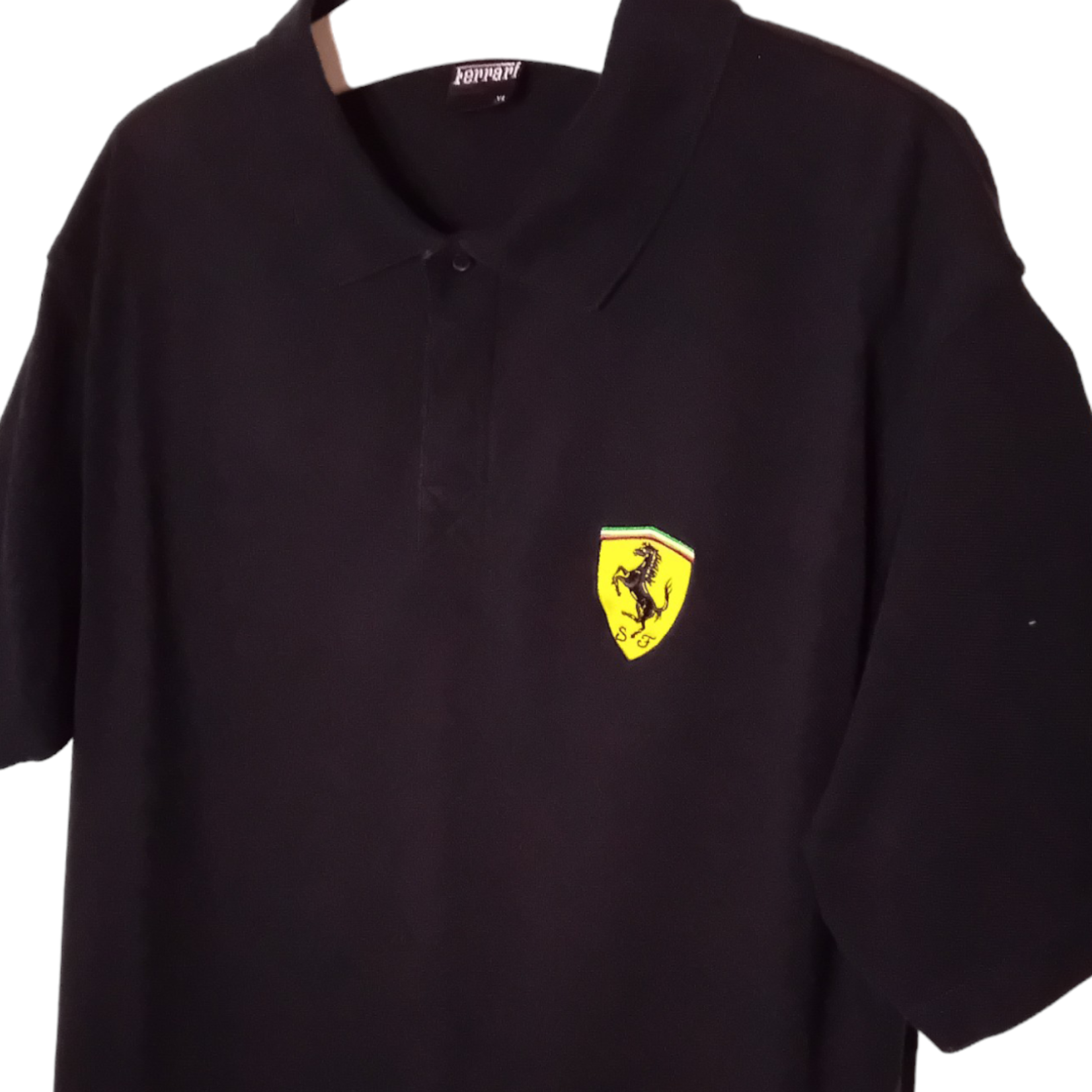 Fanwear Origineel Vintage polo Ferrari