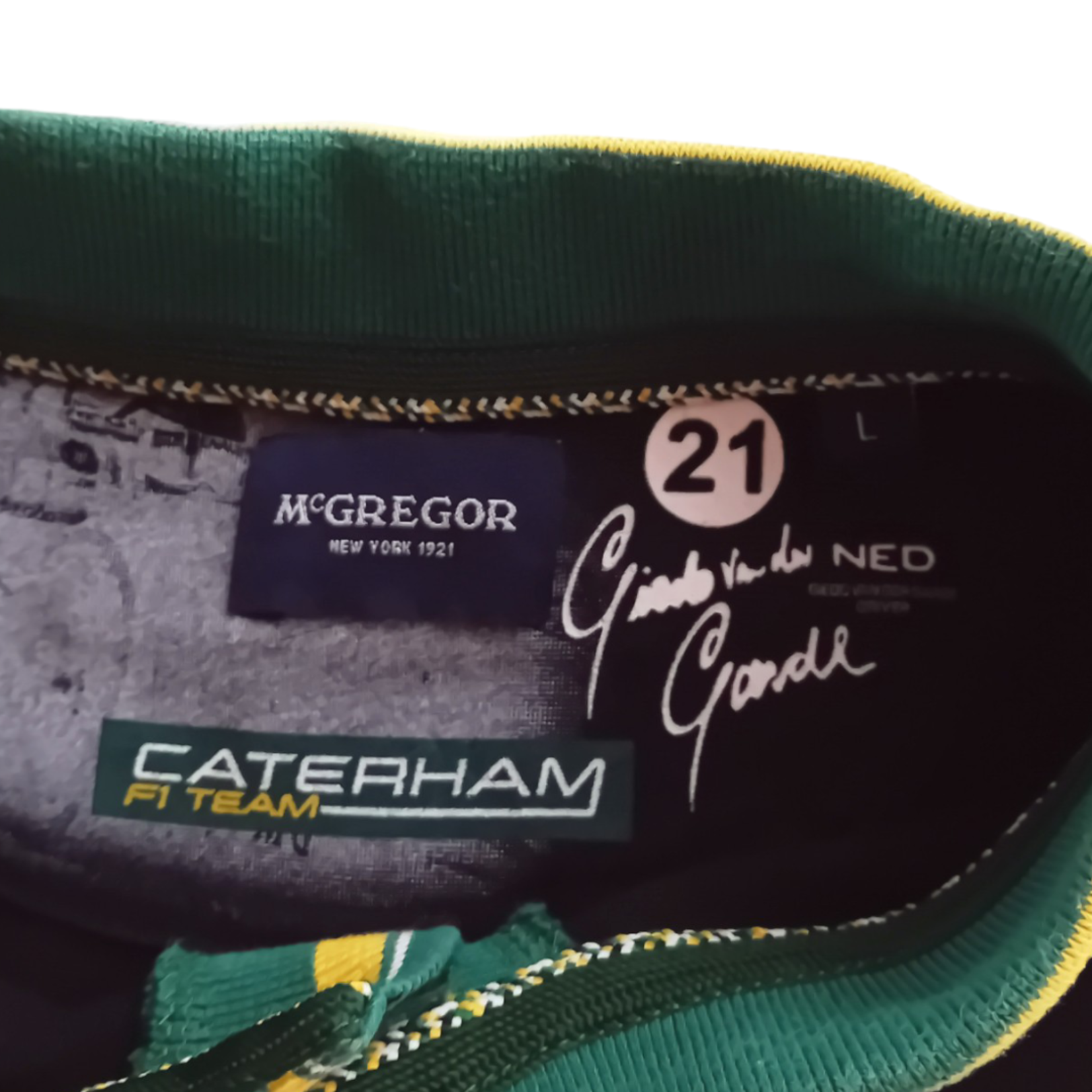 McGregor Origineel McGregor vintage polo Caterham F1 (Giedo v/d Garde)