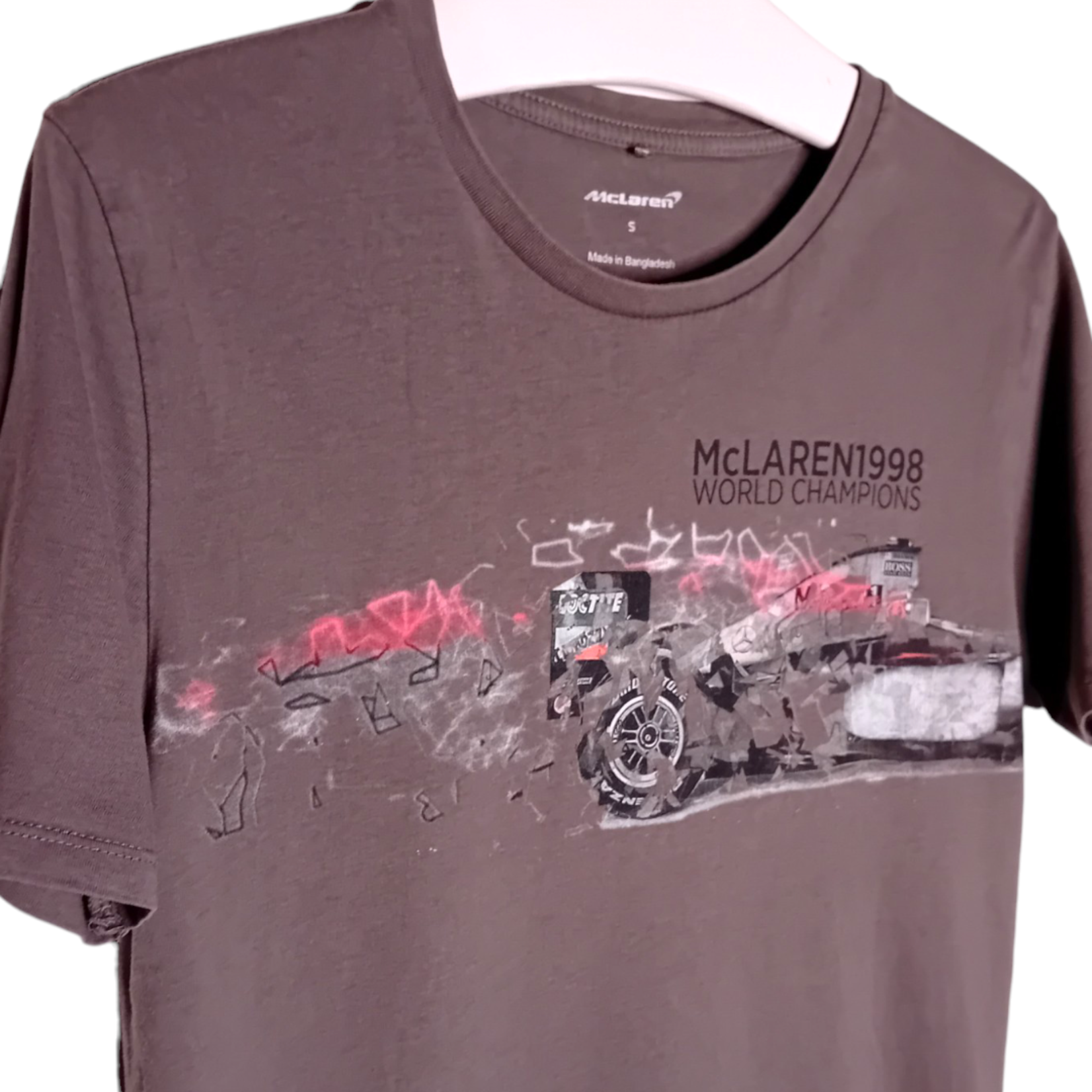 McLaren Origineel Vintage T-Shirt McLaren 1998 Formula One World Championships