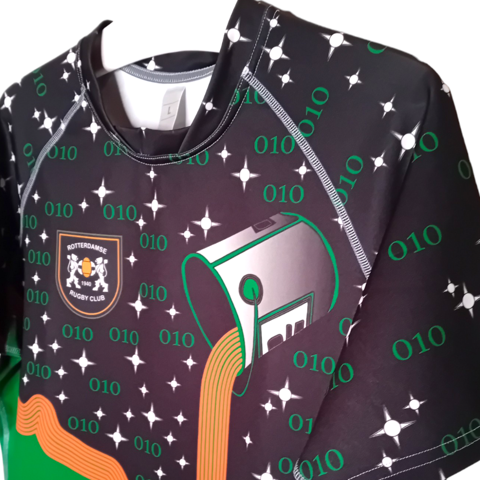 Ruco Origineel Ruco vintage rugby shirt Rotterdamse Rugby Club