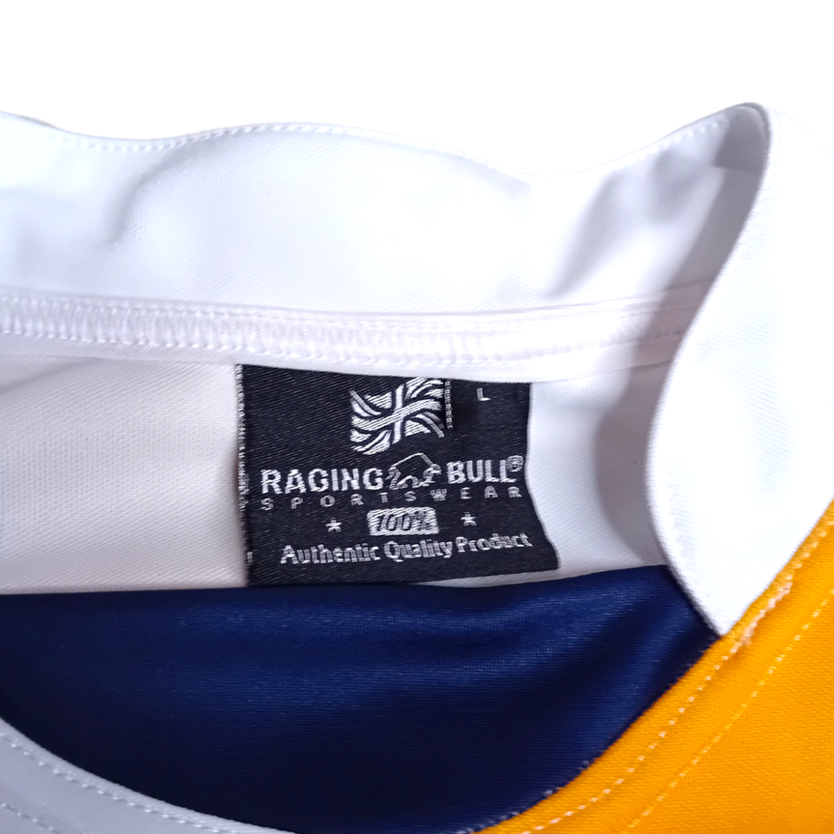 Raging Bull Sportswear Original Raging Bull Sportswear Vintage Rugby-Shirt Rugby Club Hilversum (Referee)