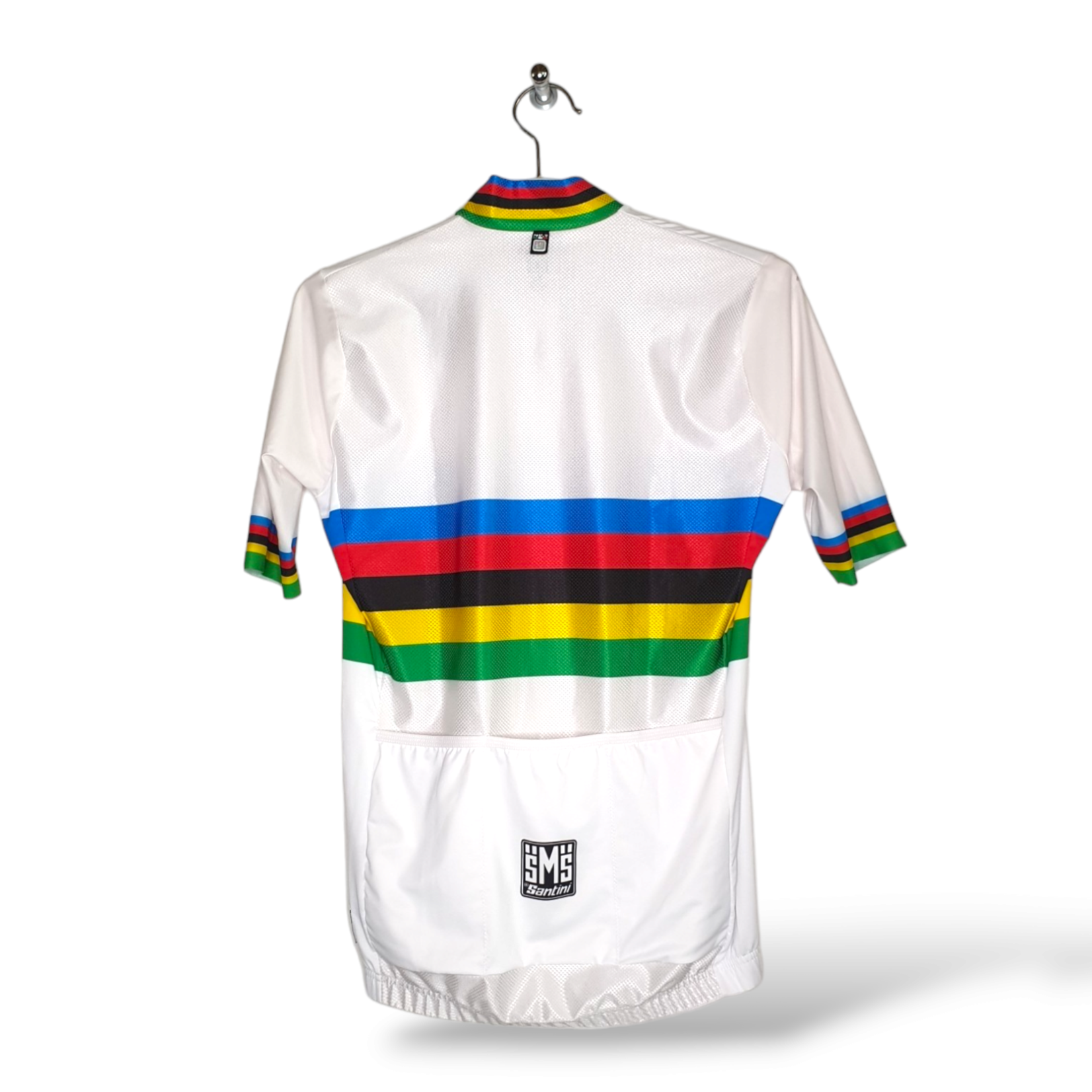 SMS Santini Origineel SMS Santini vintage wielershirt Regenboogtrui Wereldkampioen