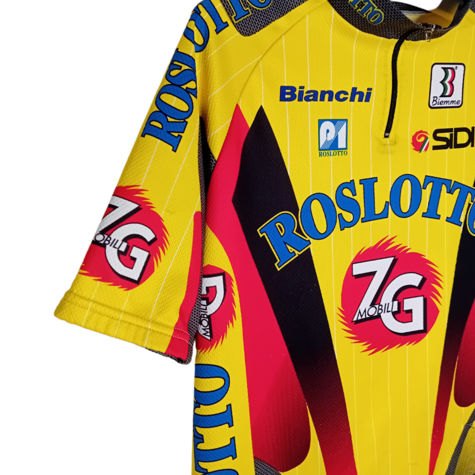 Biemme Sport Origineel Biemme Sport vintage wielershirt Roslotto ZG Mobili 1997