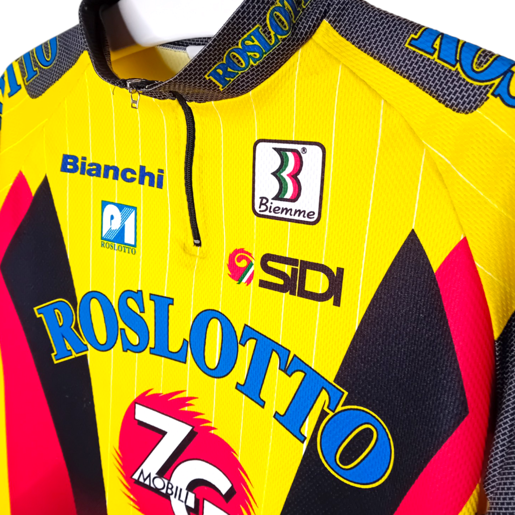 Biemme Sport Origineel Biemme Sport vintage wielershirt Roslotto ZG Mobili 1997