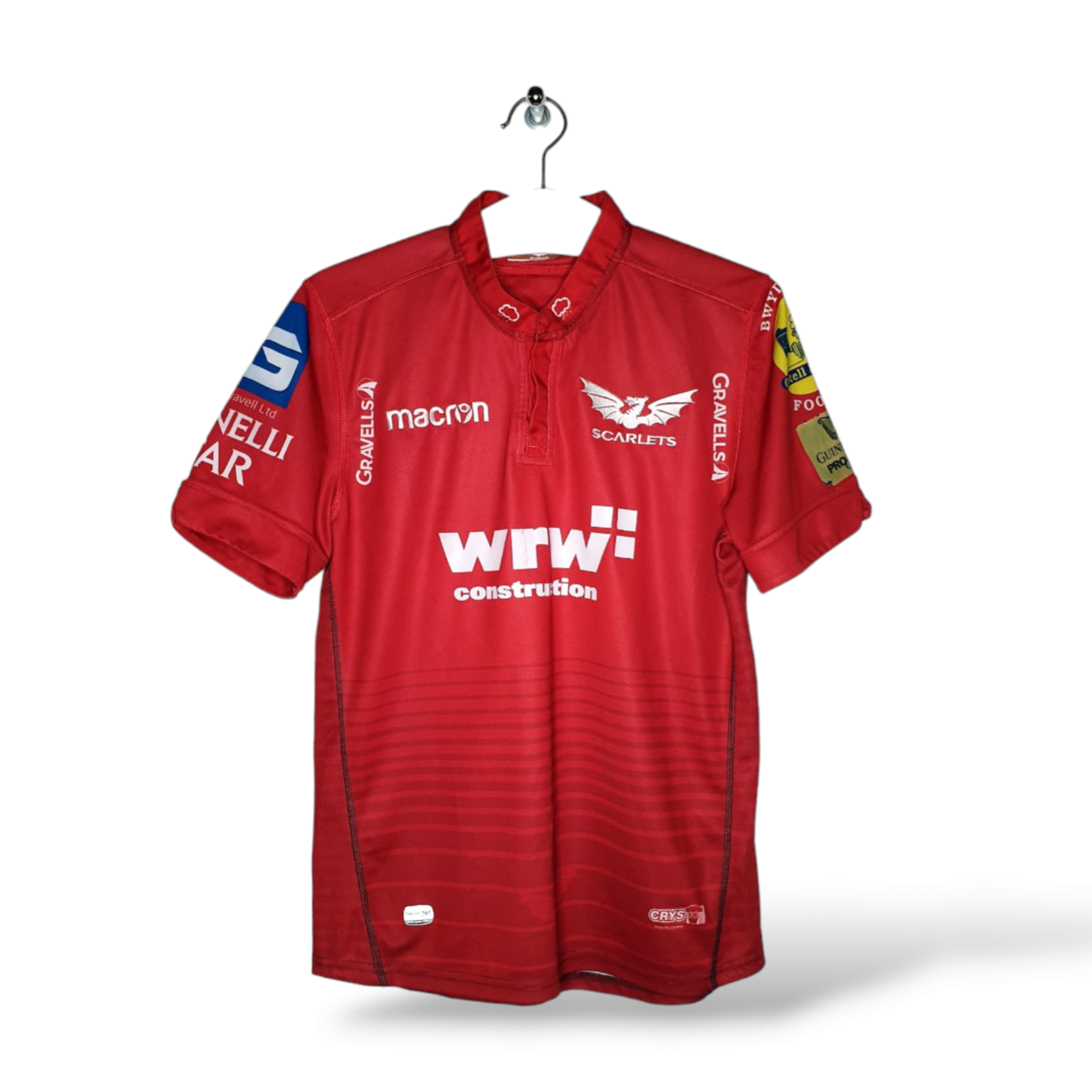 Macron Original Macron Vintage Rugby-Shirt Scarlets 2017/18