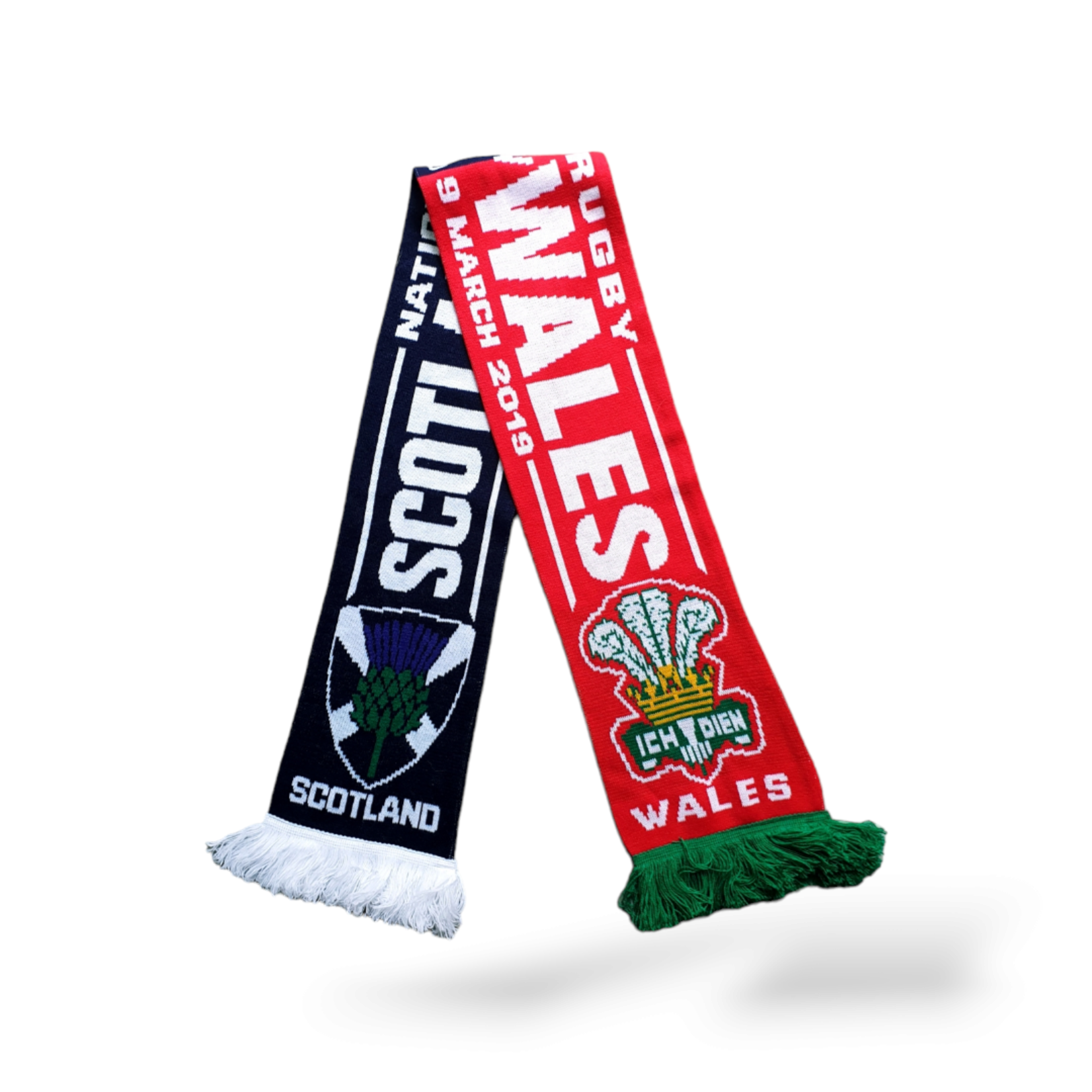 Scarf Original Rugby-Fan-Schal Schottland – Wales