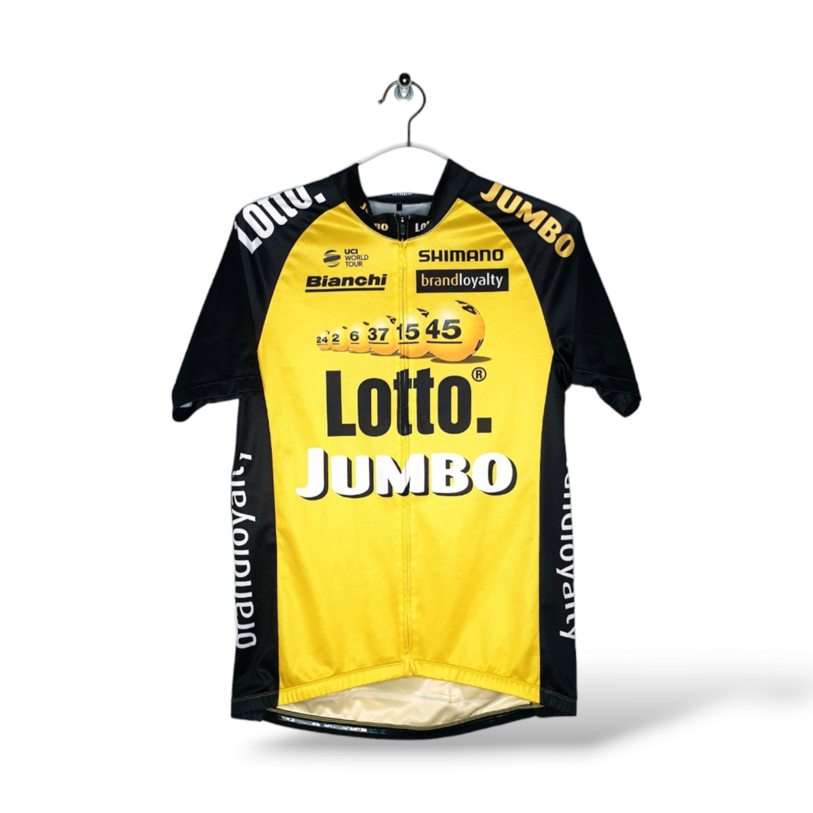 Shimano Origineel Shimano vintage wielershirt Team Lotto NL - Jumbo 2017