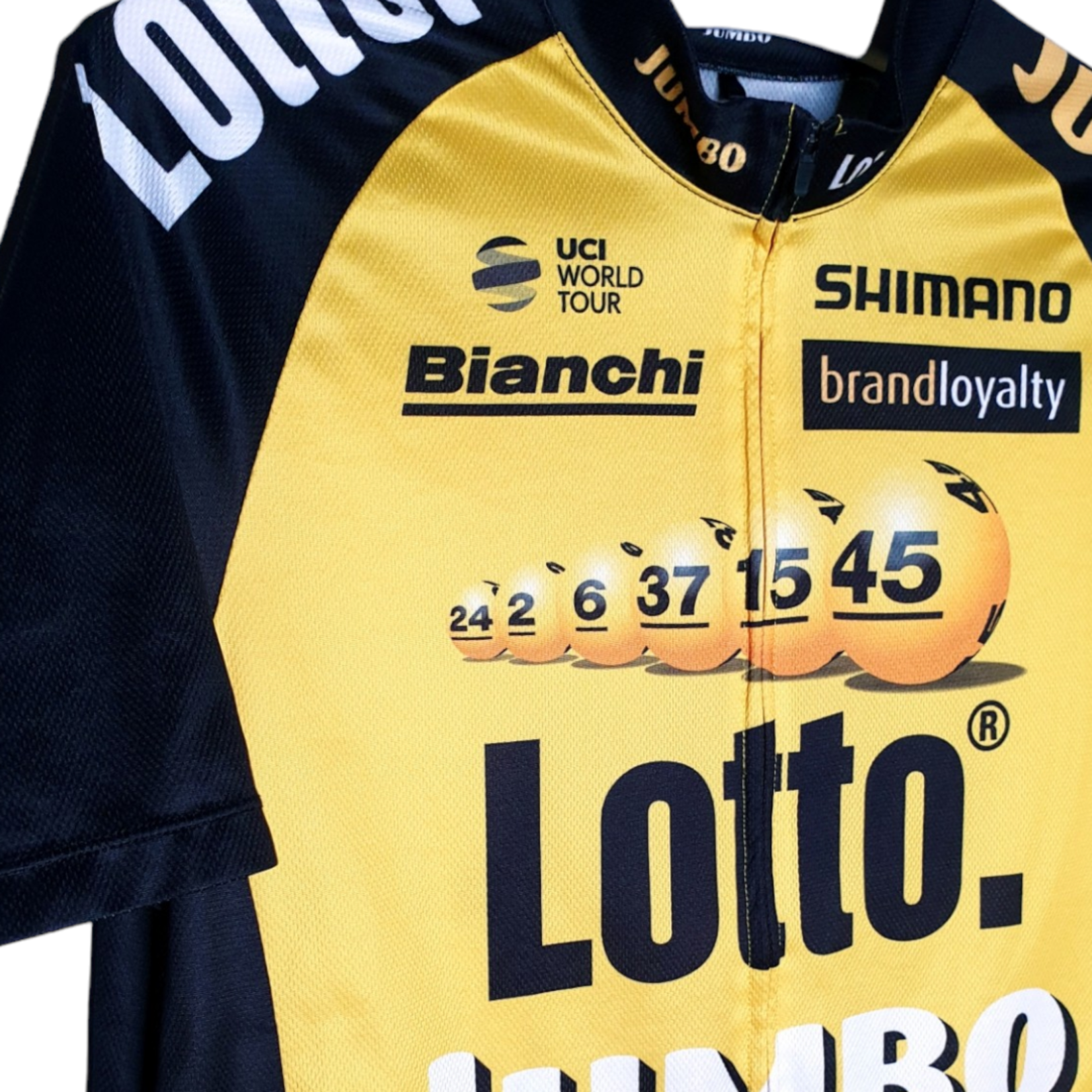 Shimano Origineel Shimano vintage wielershirt Team Lotto NL - Jumbo 2017